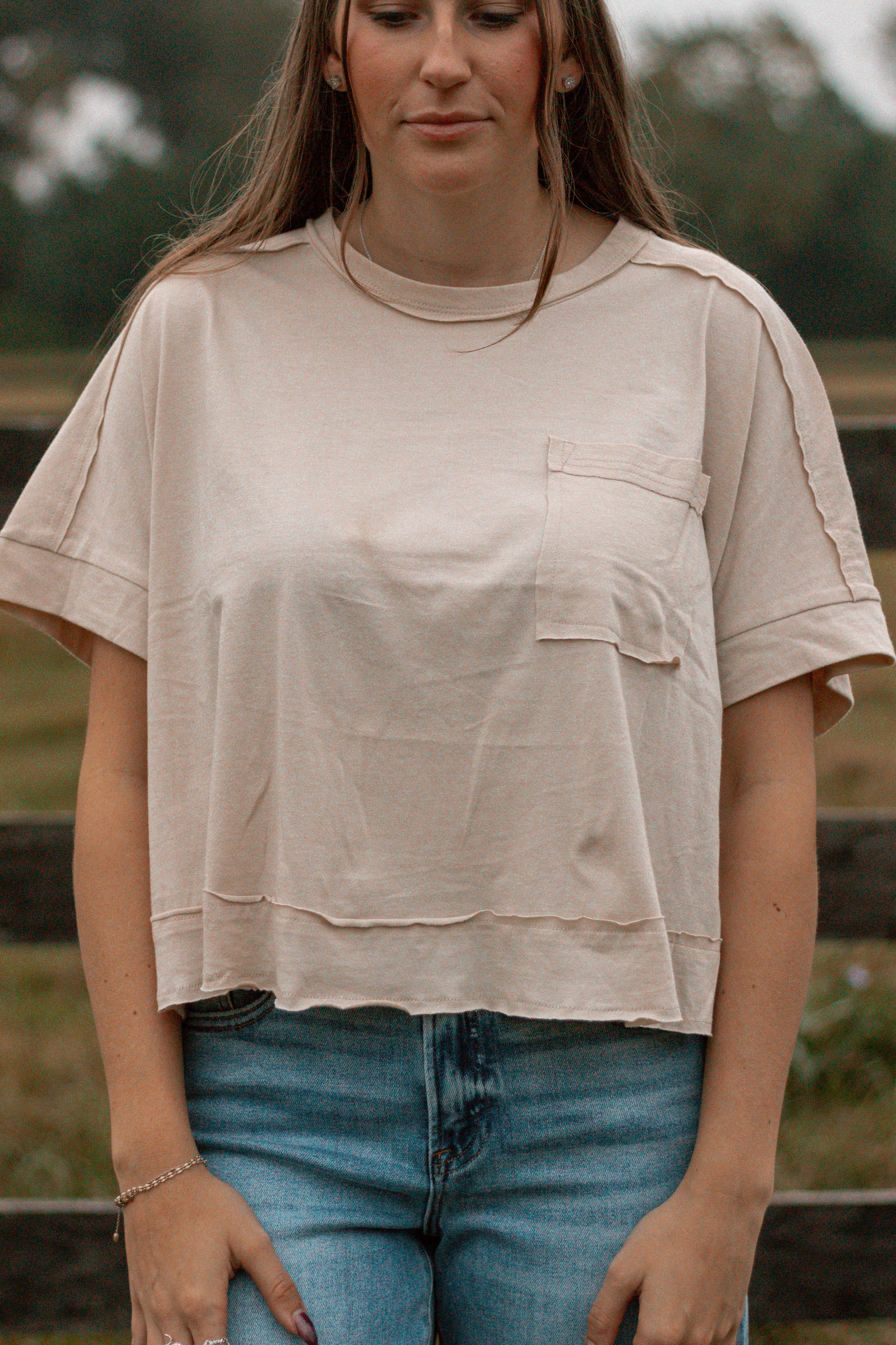 Market Day Top - Sand