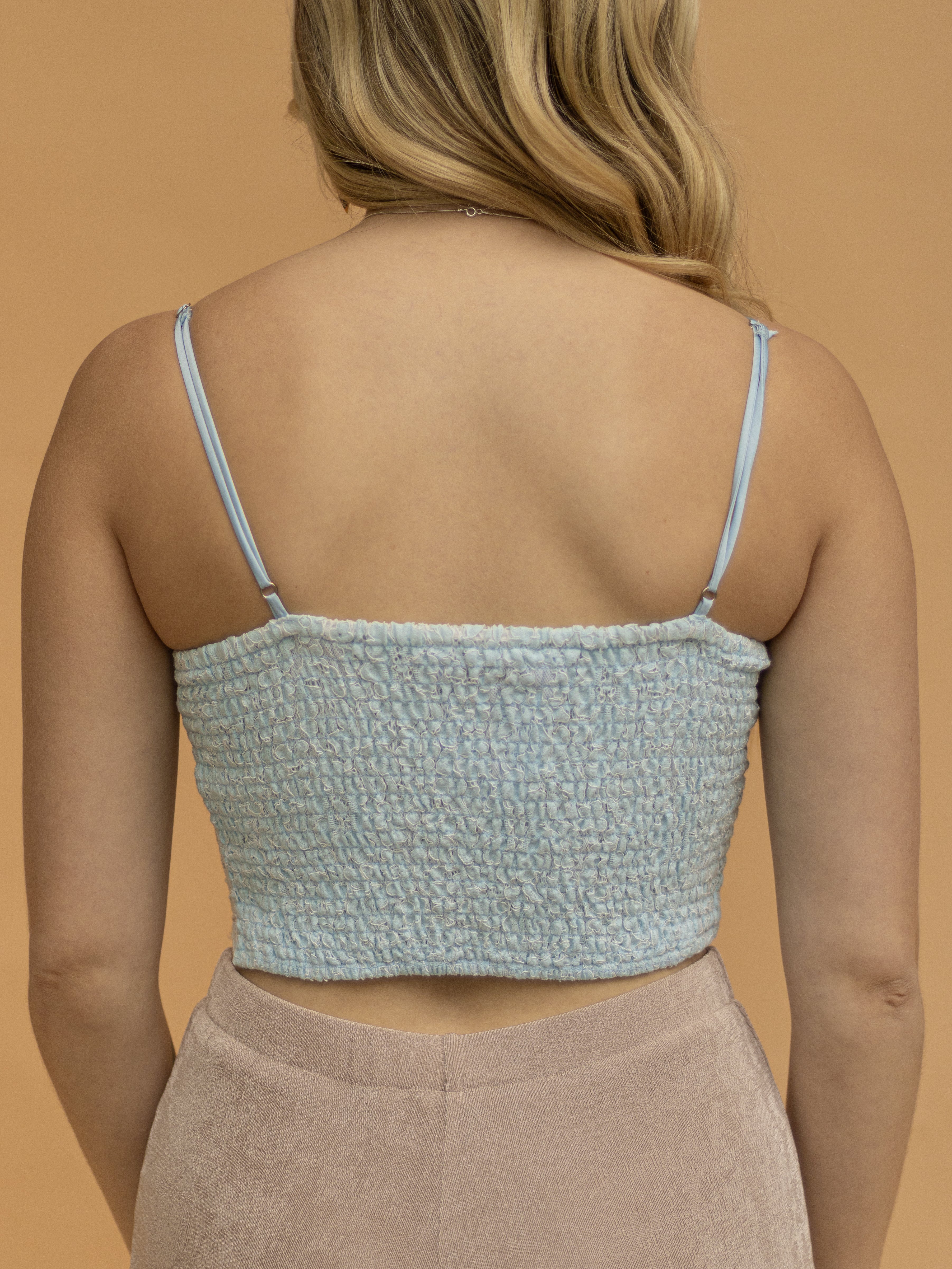 Clear Skies Lace Bralette Top