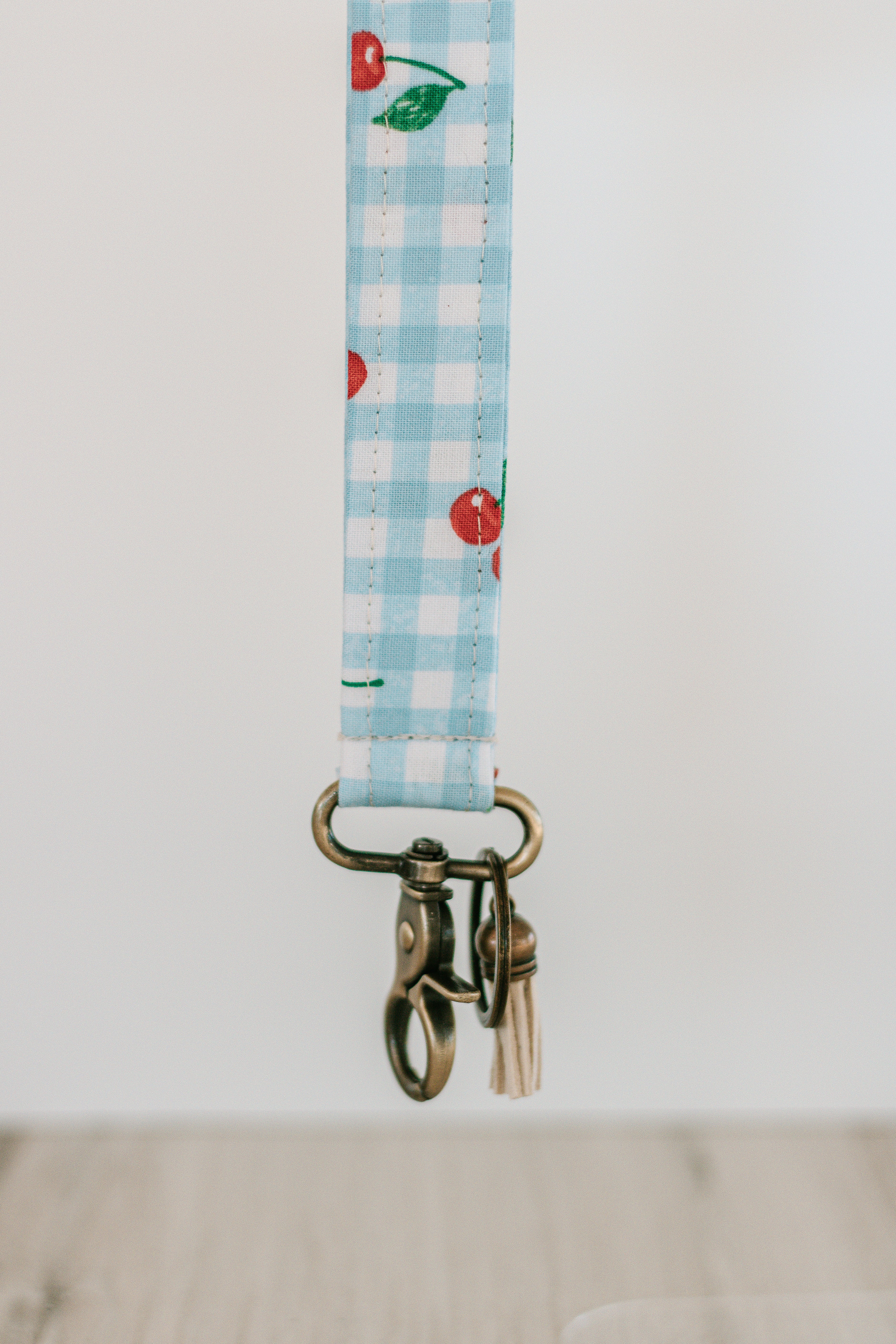 Cherry Picnic | Keychain Wristlet