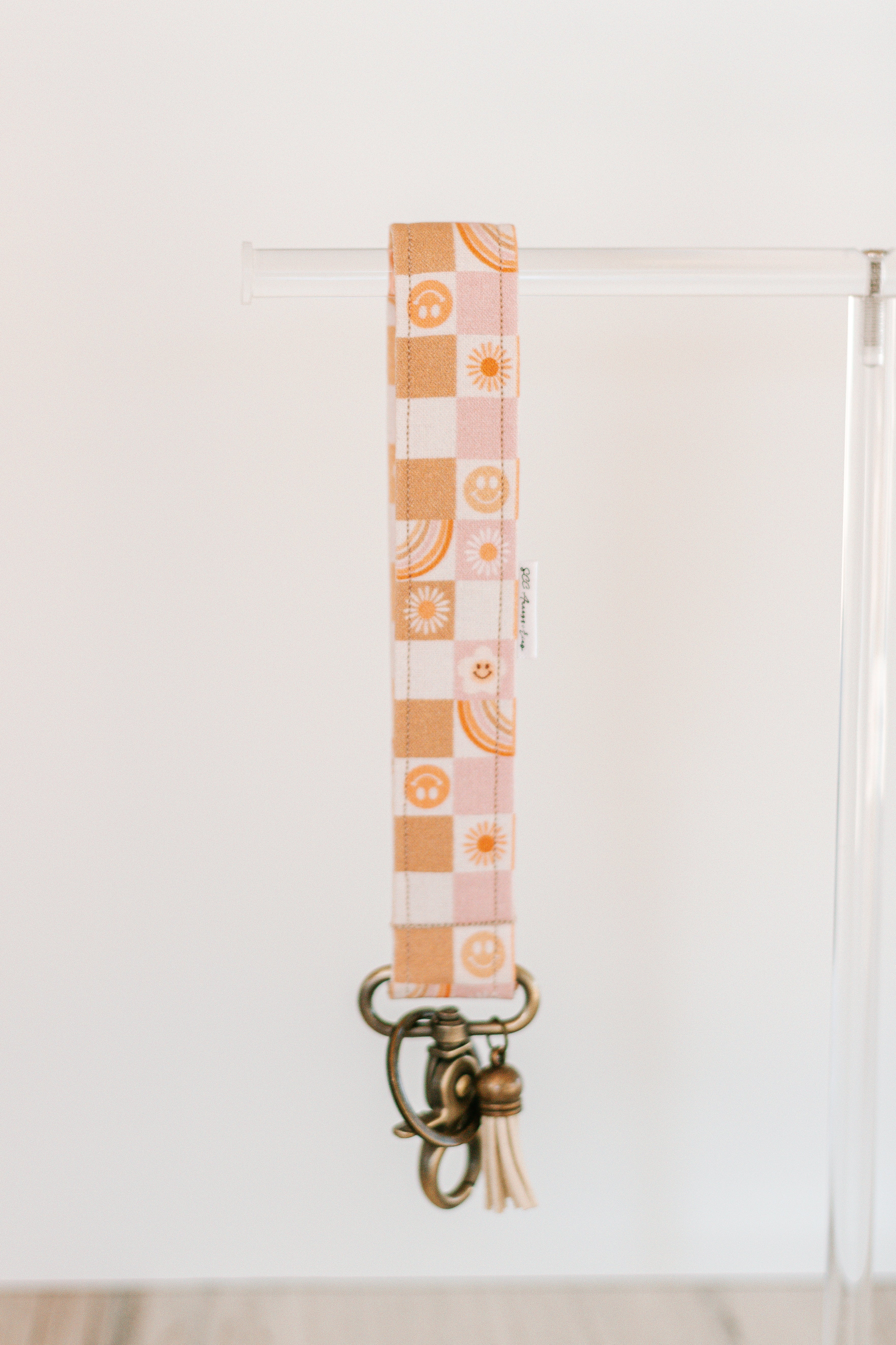 Retro Smiles | Keychain Wristlet