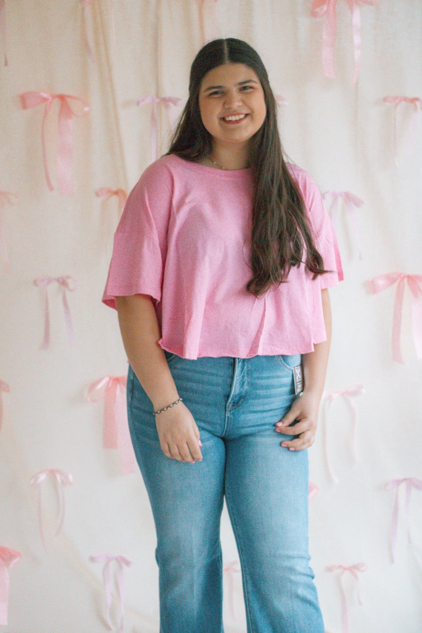 Heartthrob Basic Tee - Candy Pink