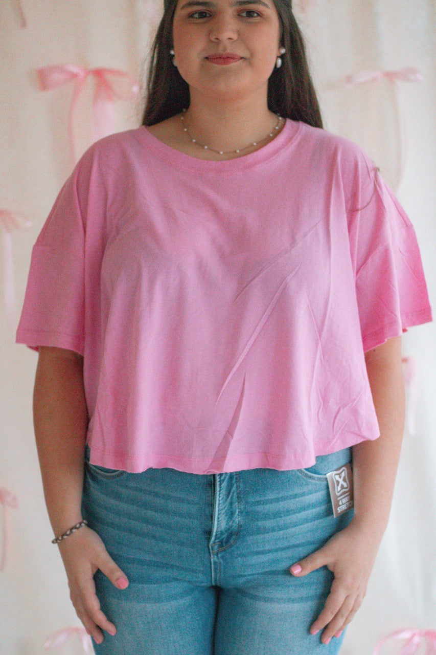 Heartthrob Basic Tee - Candy Pink
