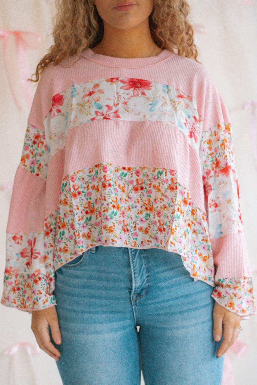 Petals & Pink Top