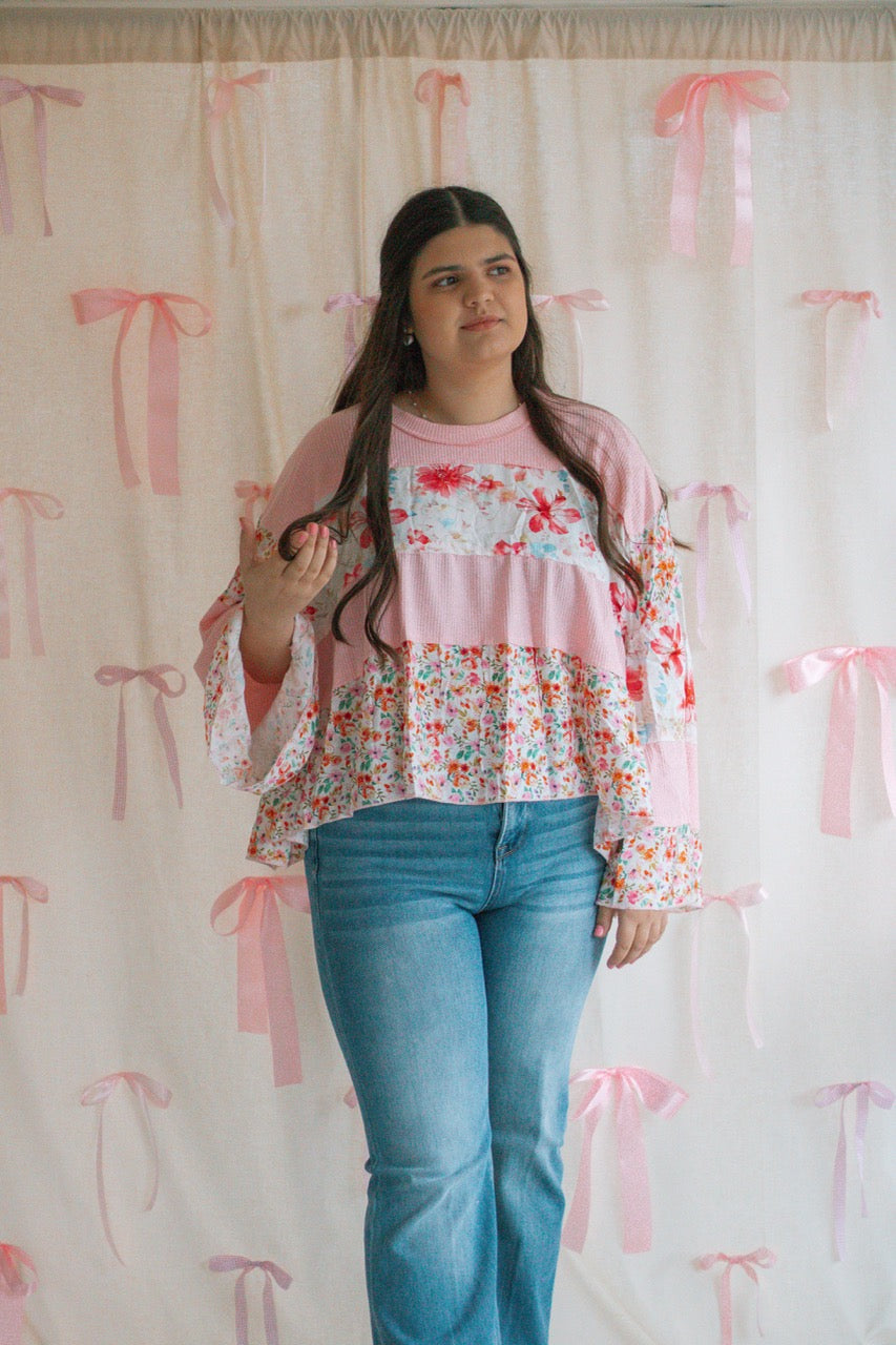 Petals & Pink Top