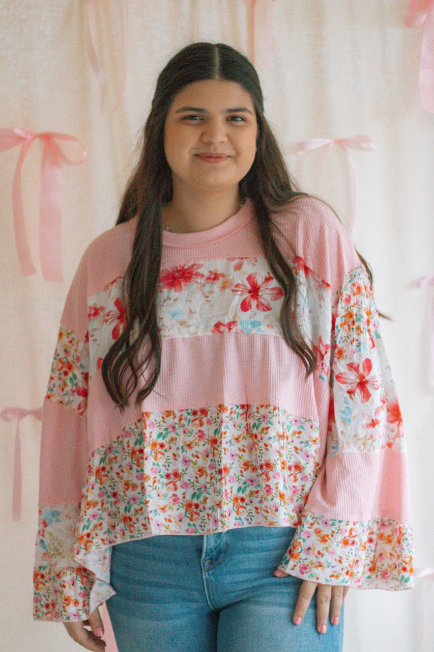 Petals & Pink Top