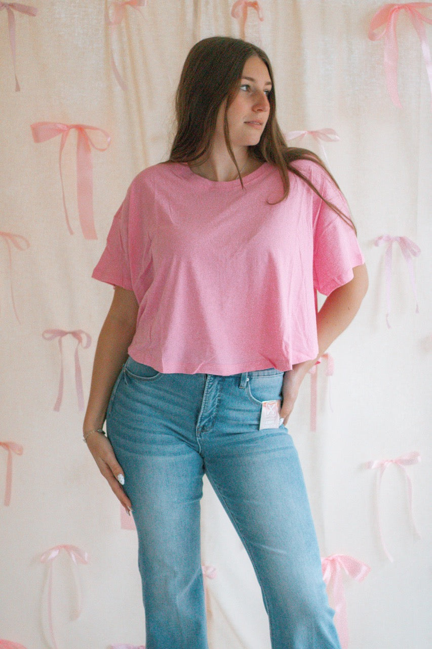 Heartthrob Basic Tee - Candy Pink