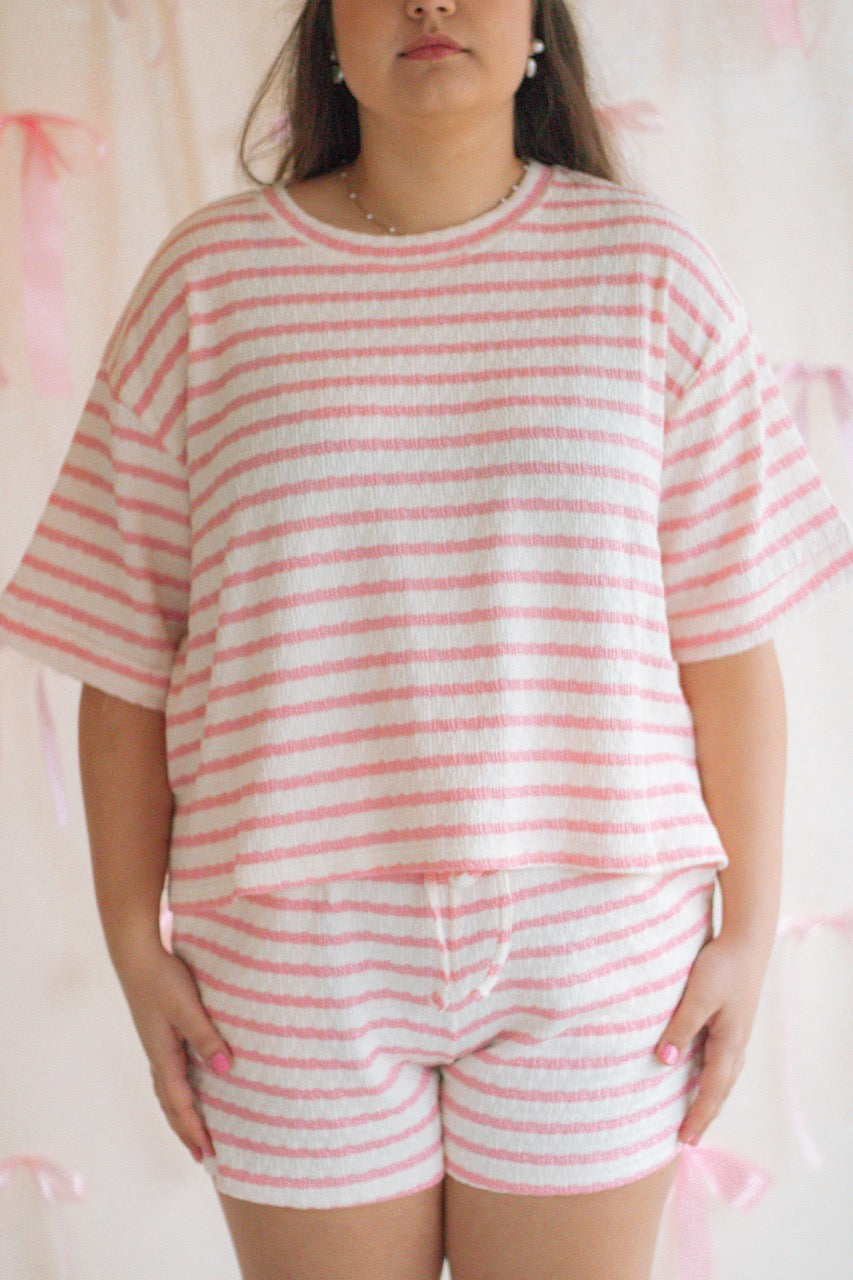 Strawberry Whip Striped Set