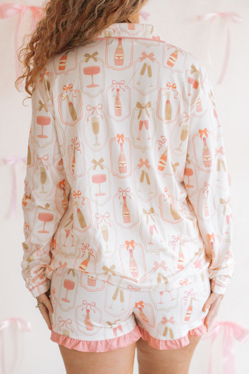 Bows & Bubbles Pajama Set