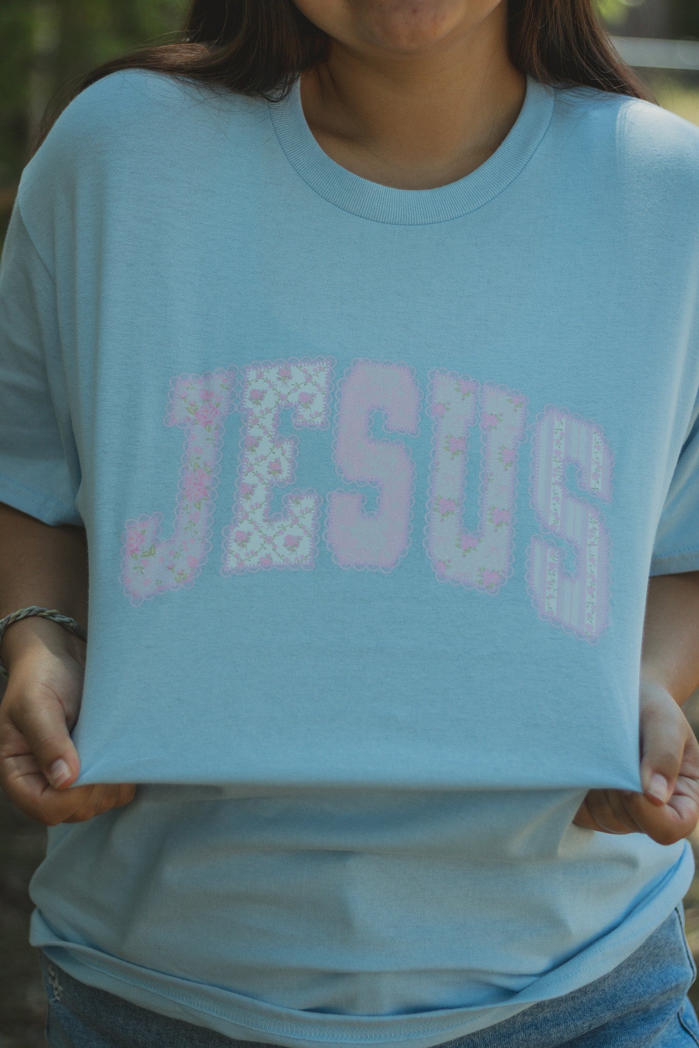 Blue Jesus Graphic Tee