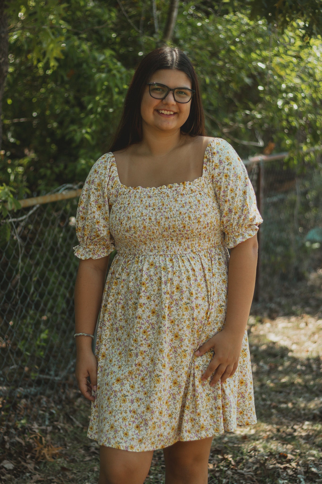 Sunflower Meadow Mini Dress