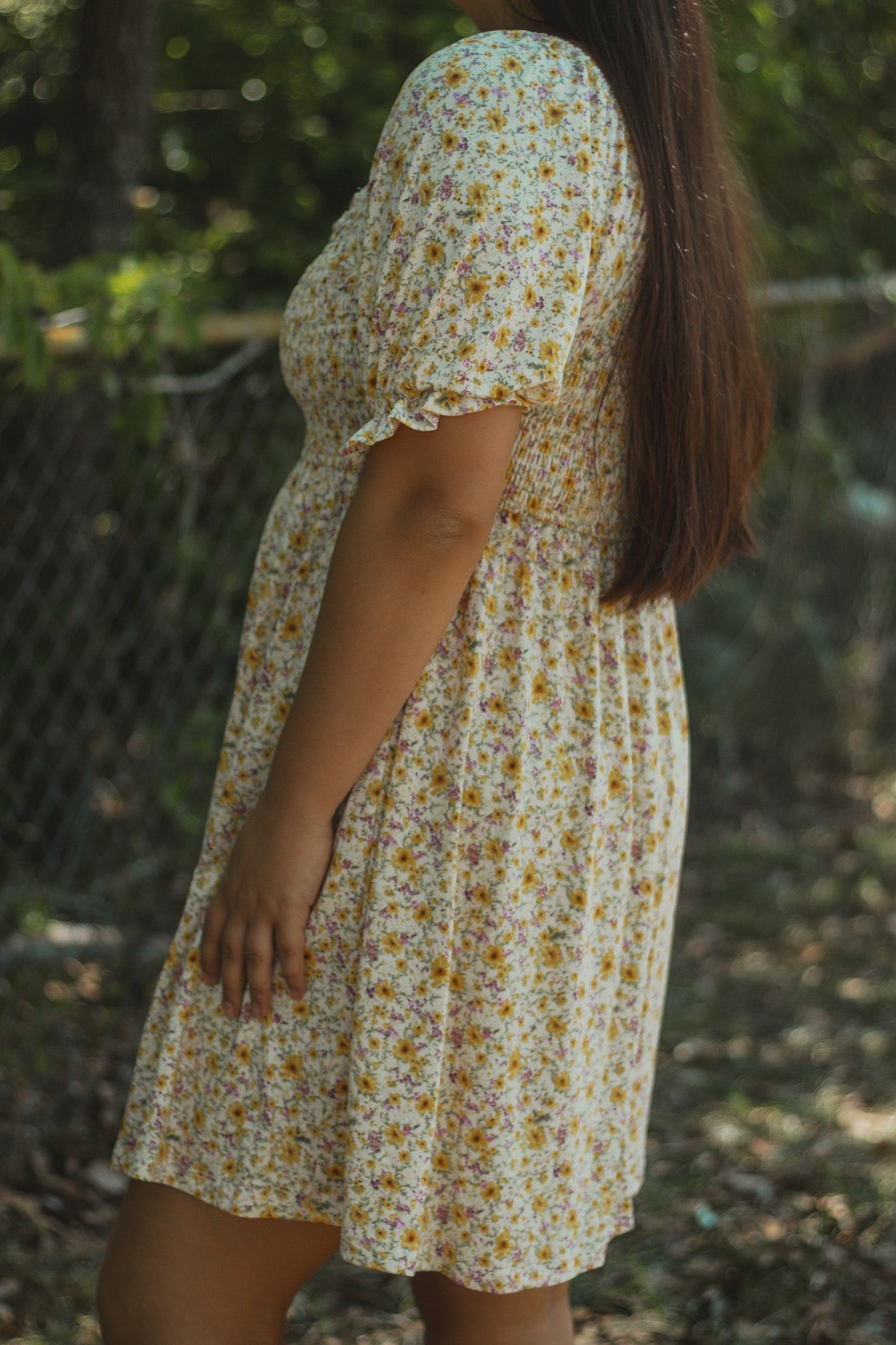 Sunflower Meadow Mini Dress