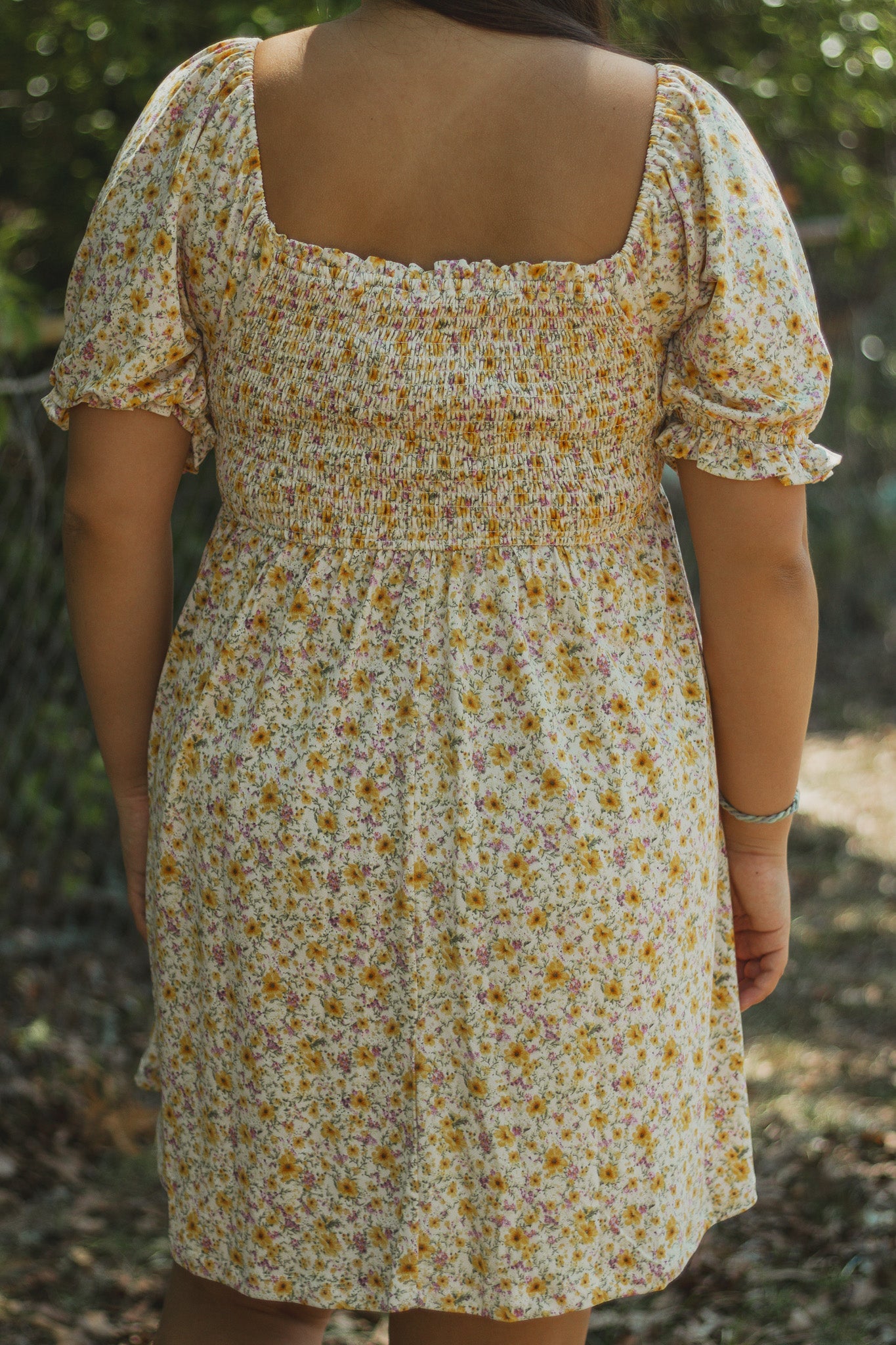 Sunflower Meadow Mini Dress