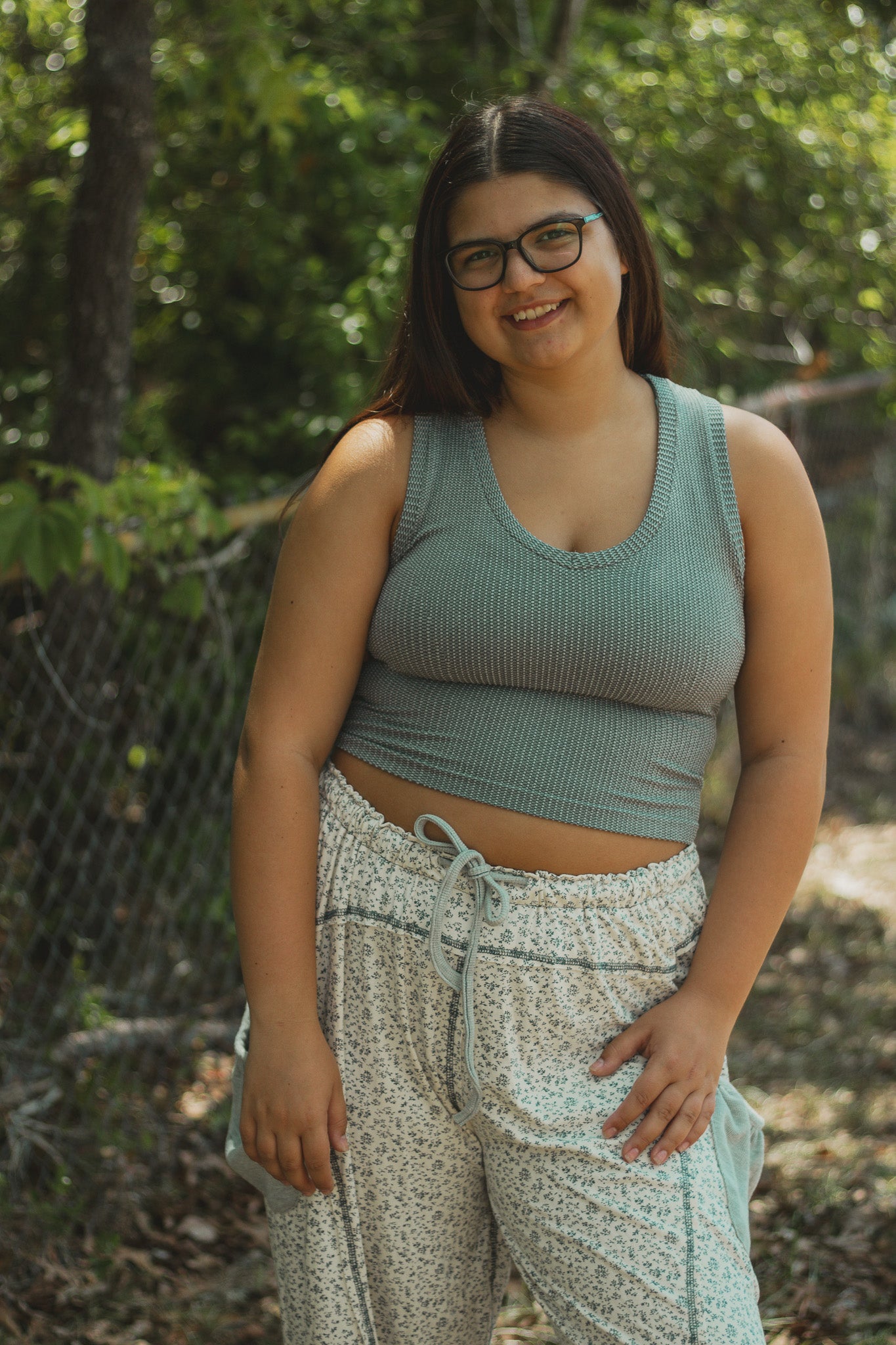 Sky Gaze Tank - Charcoal