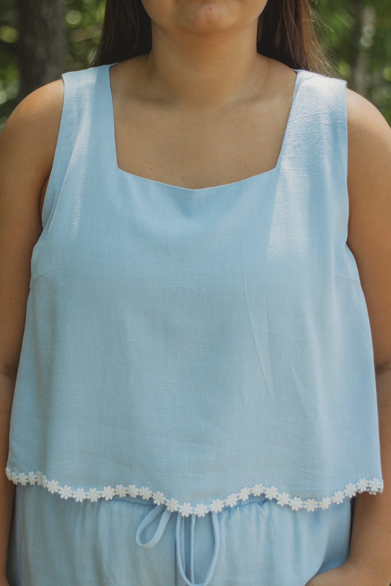 Dally Daisy Linen Top