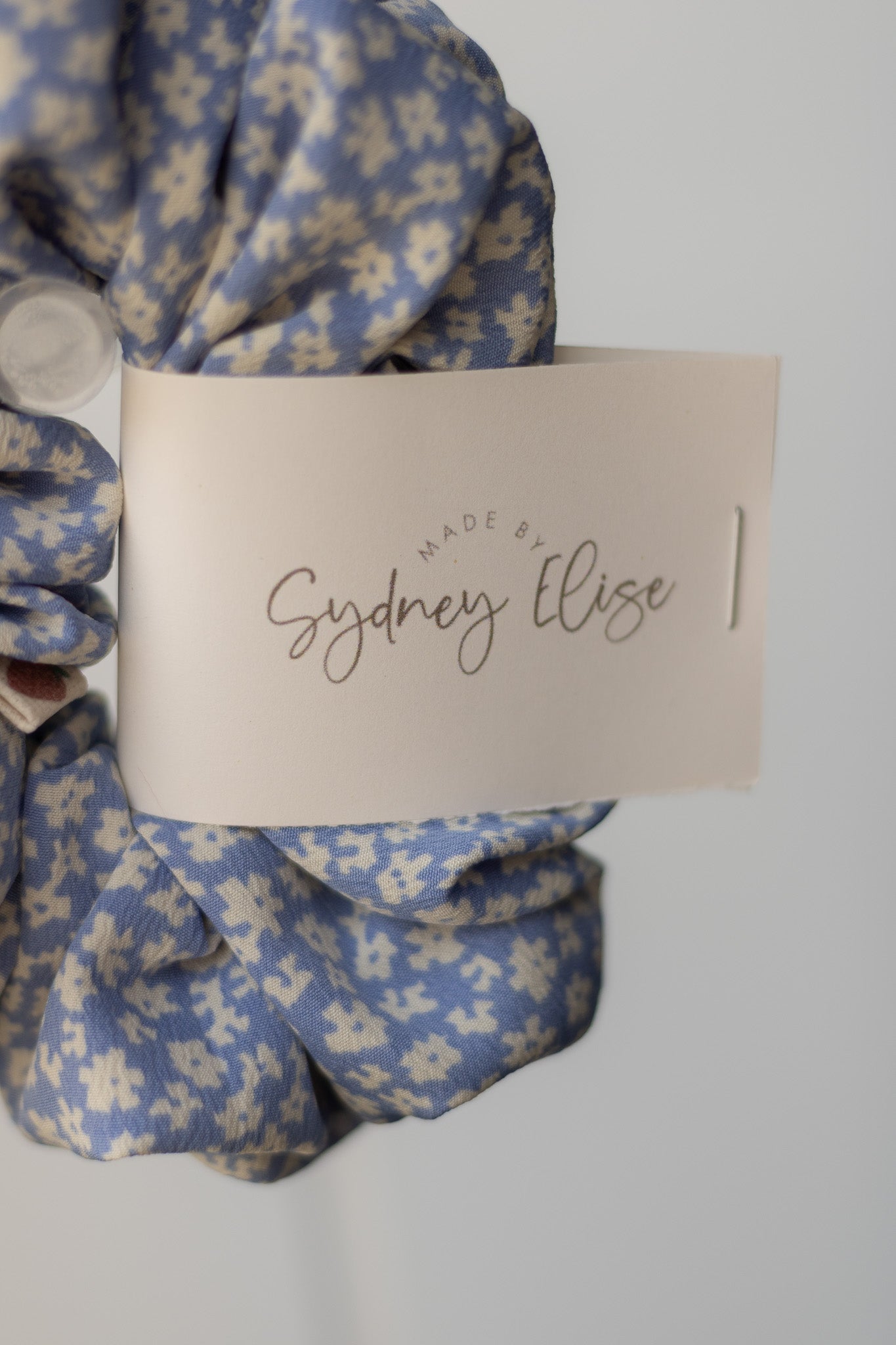 Blue Jean Florals | Jumbo Scrunchie