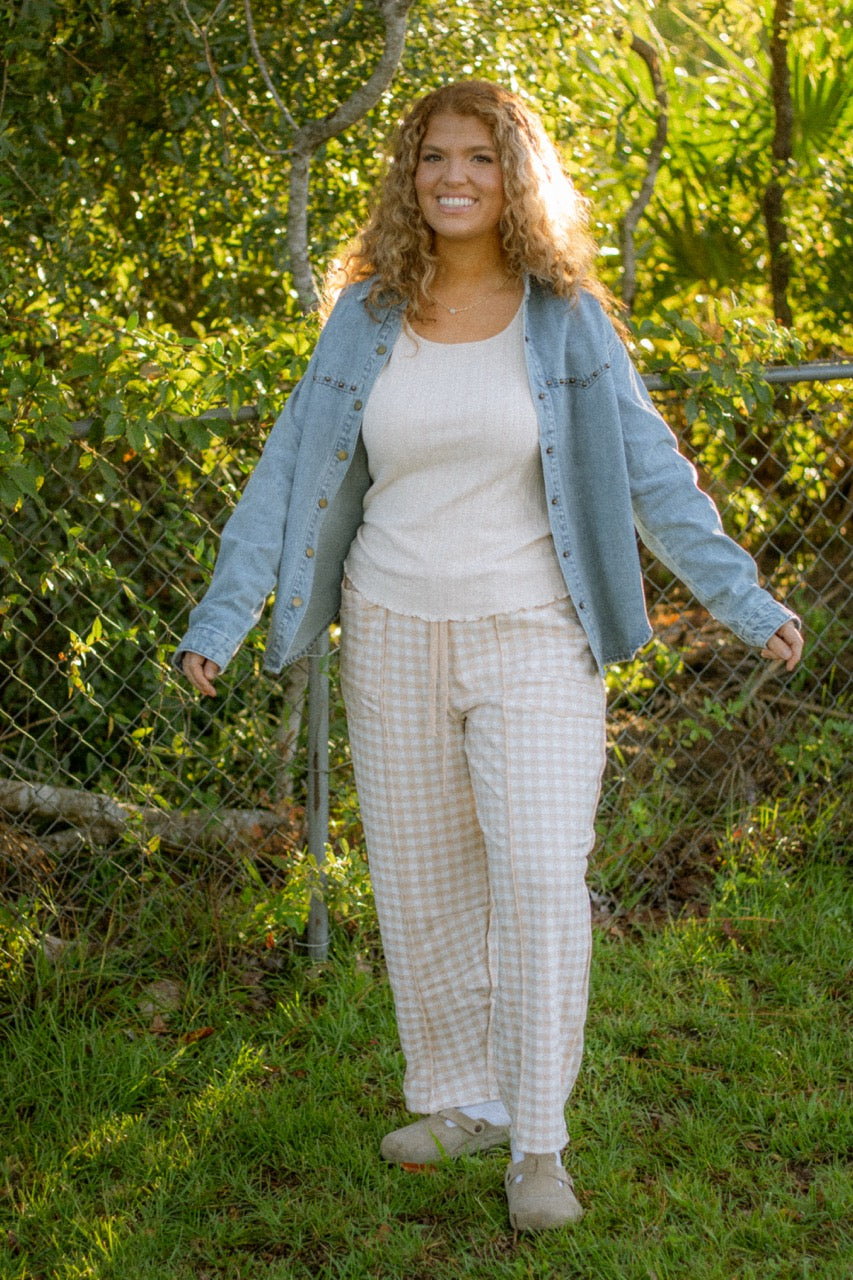Harvest Festival Gingham Pants