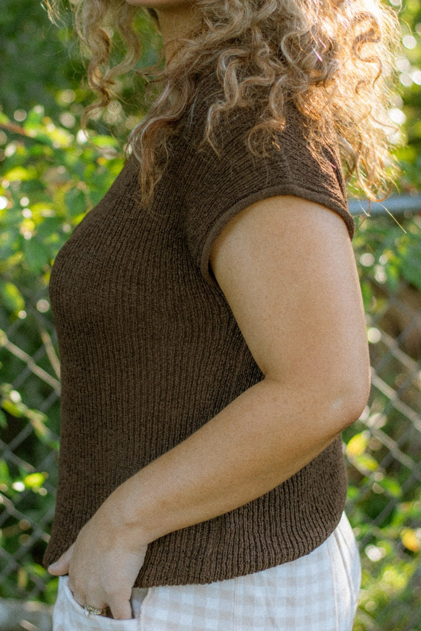 Diner Coffee Sweater Top