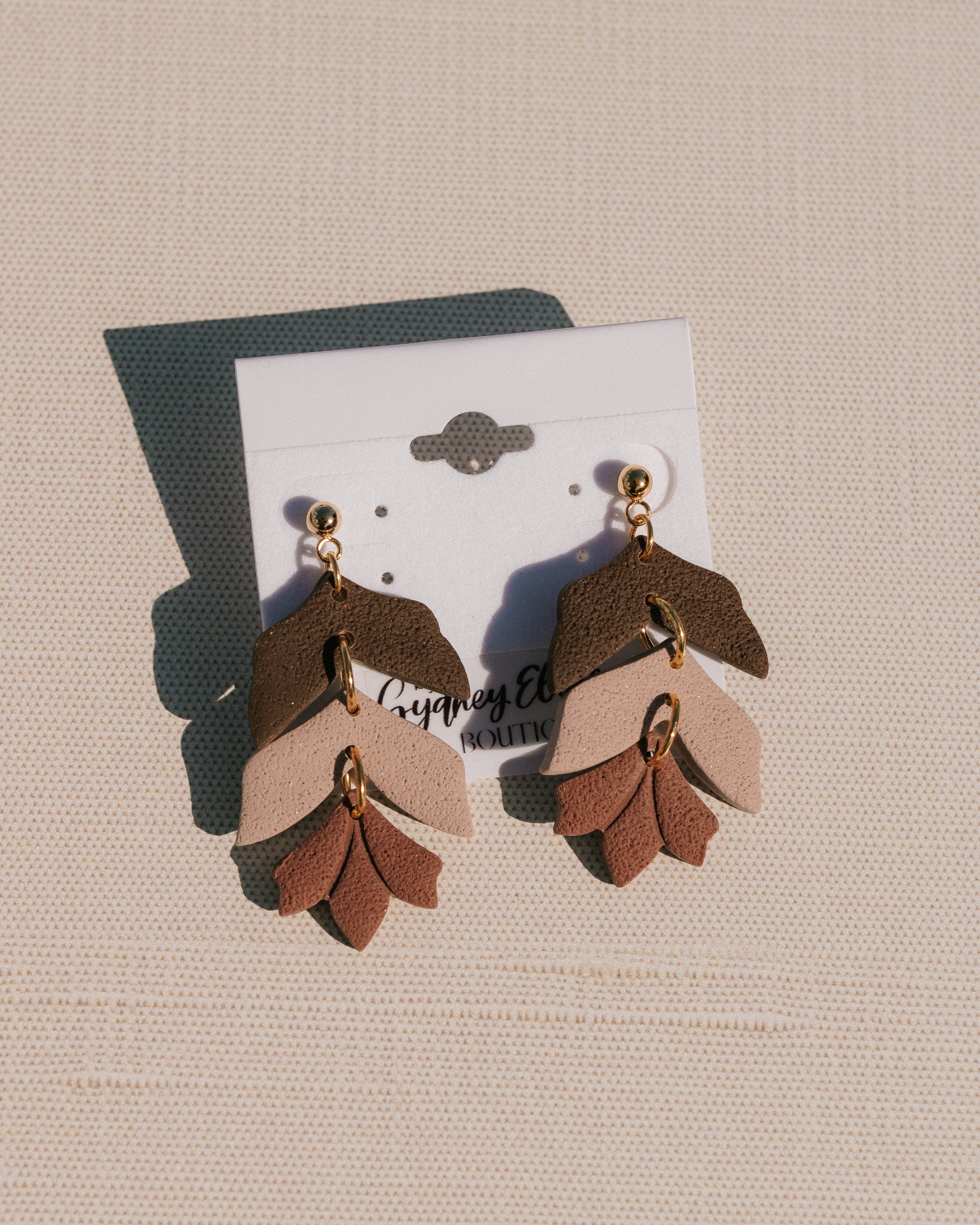 Lavender Latte Clay Earring Collection