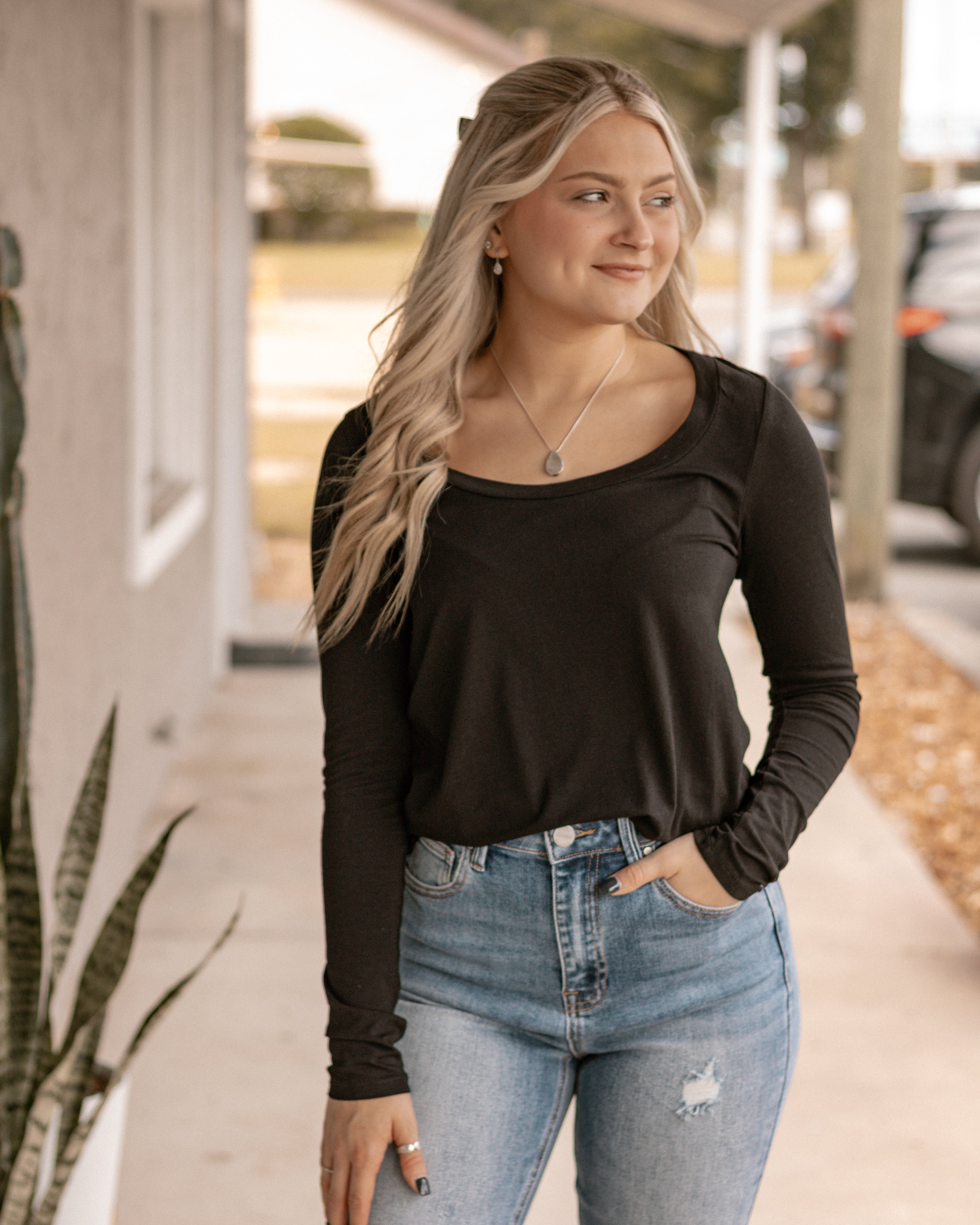 Basic B Long Sleeve Top