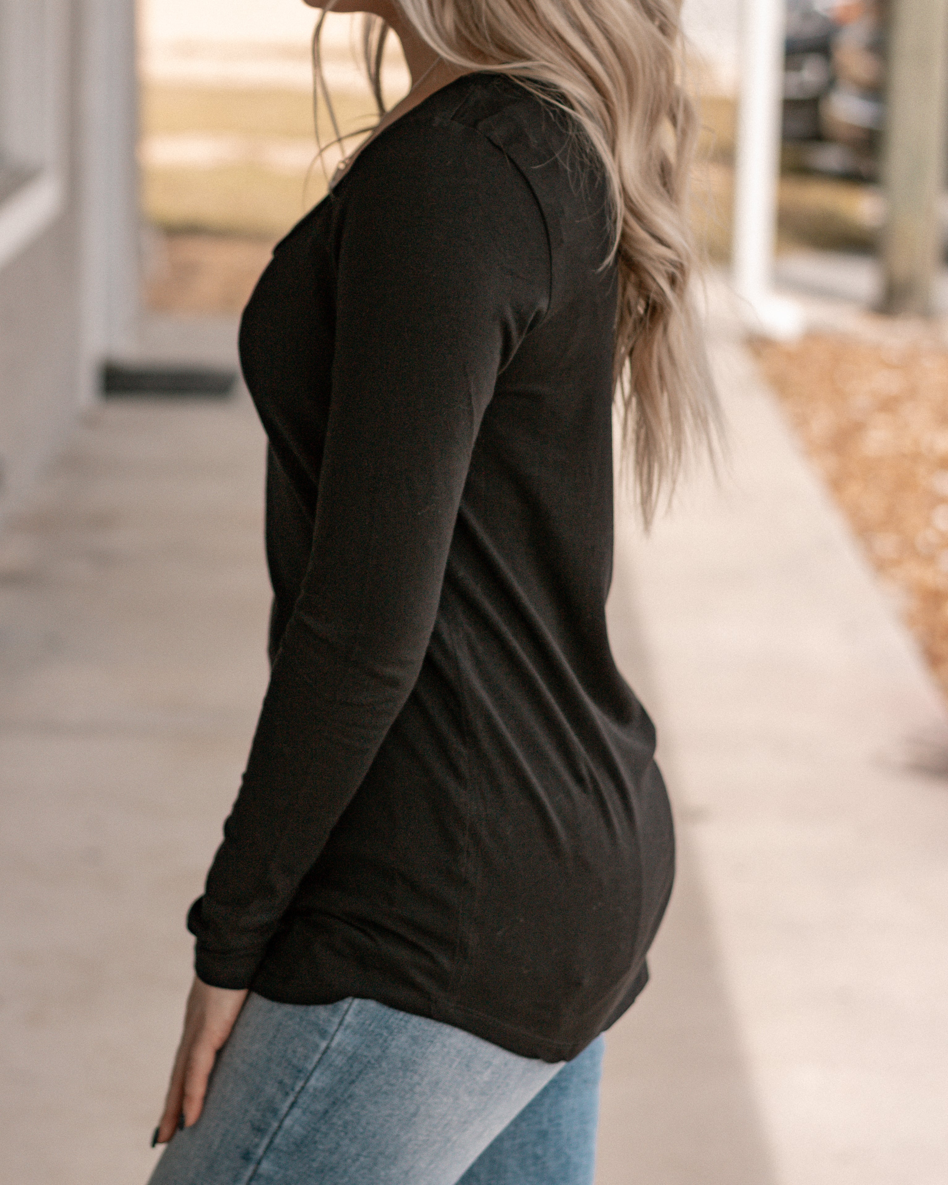 Basic B Long Sleeve Top