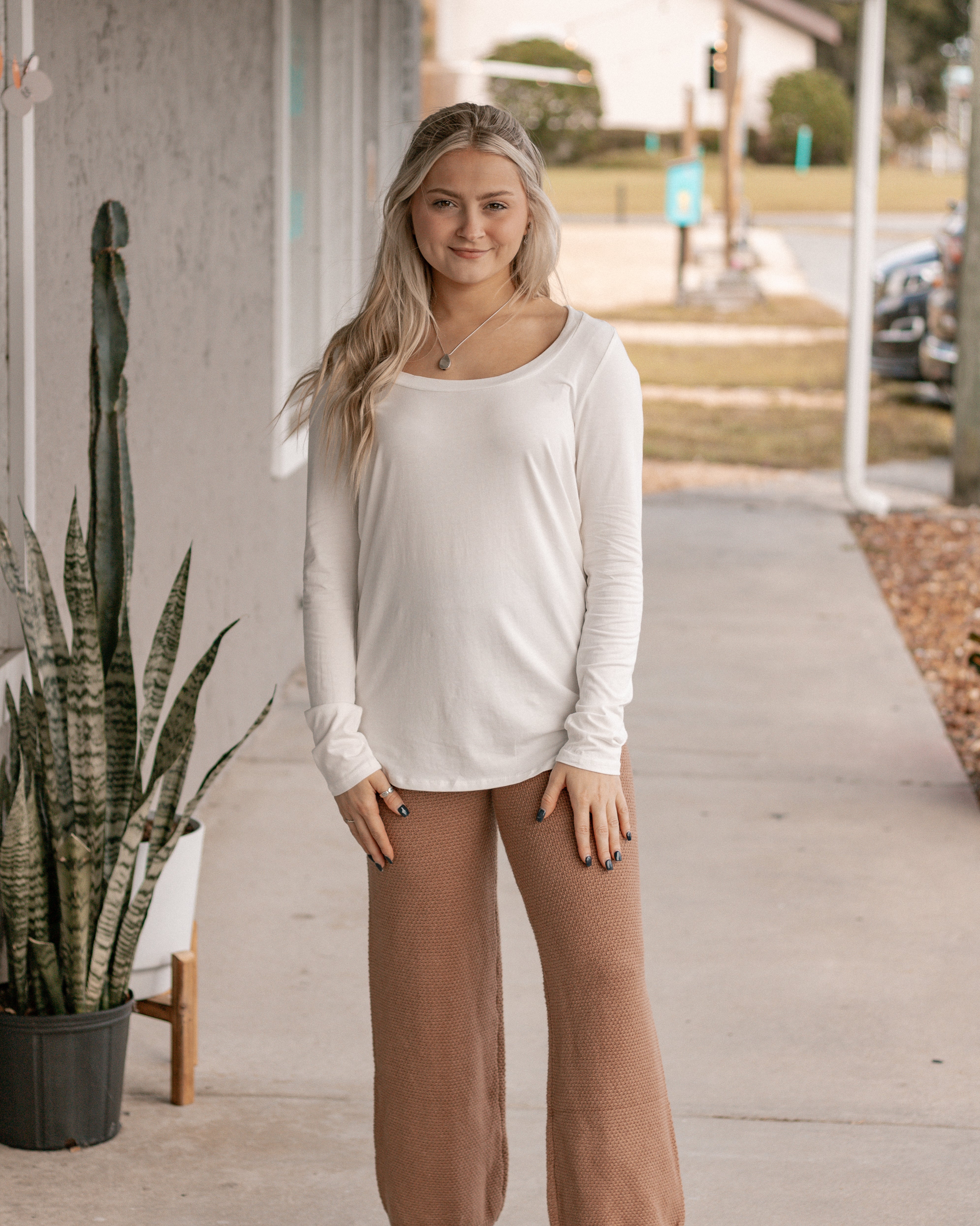 Basic B Long Sleeve Top