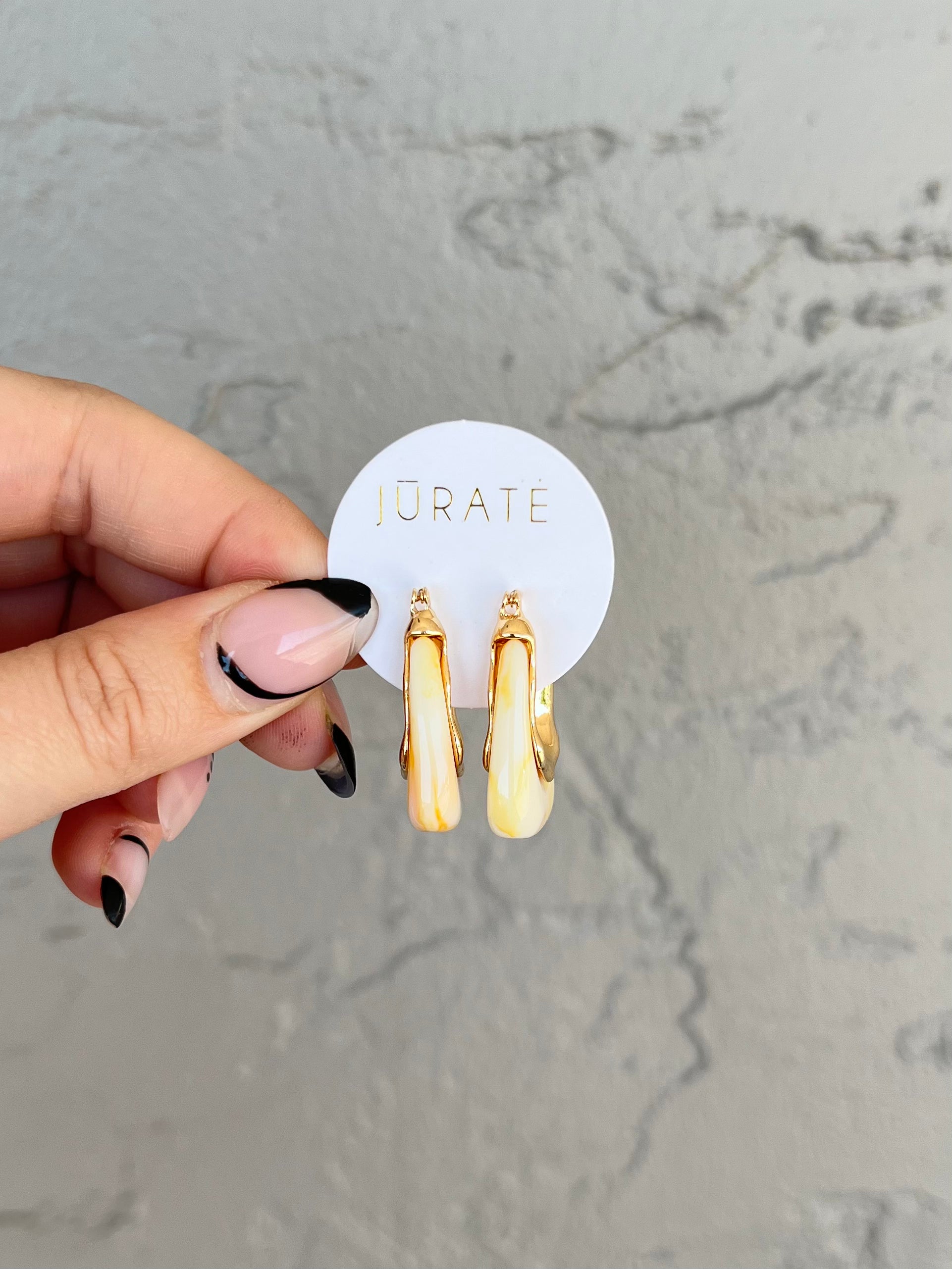 NADIA - CREAM | Earrings