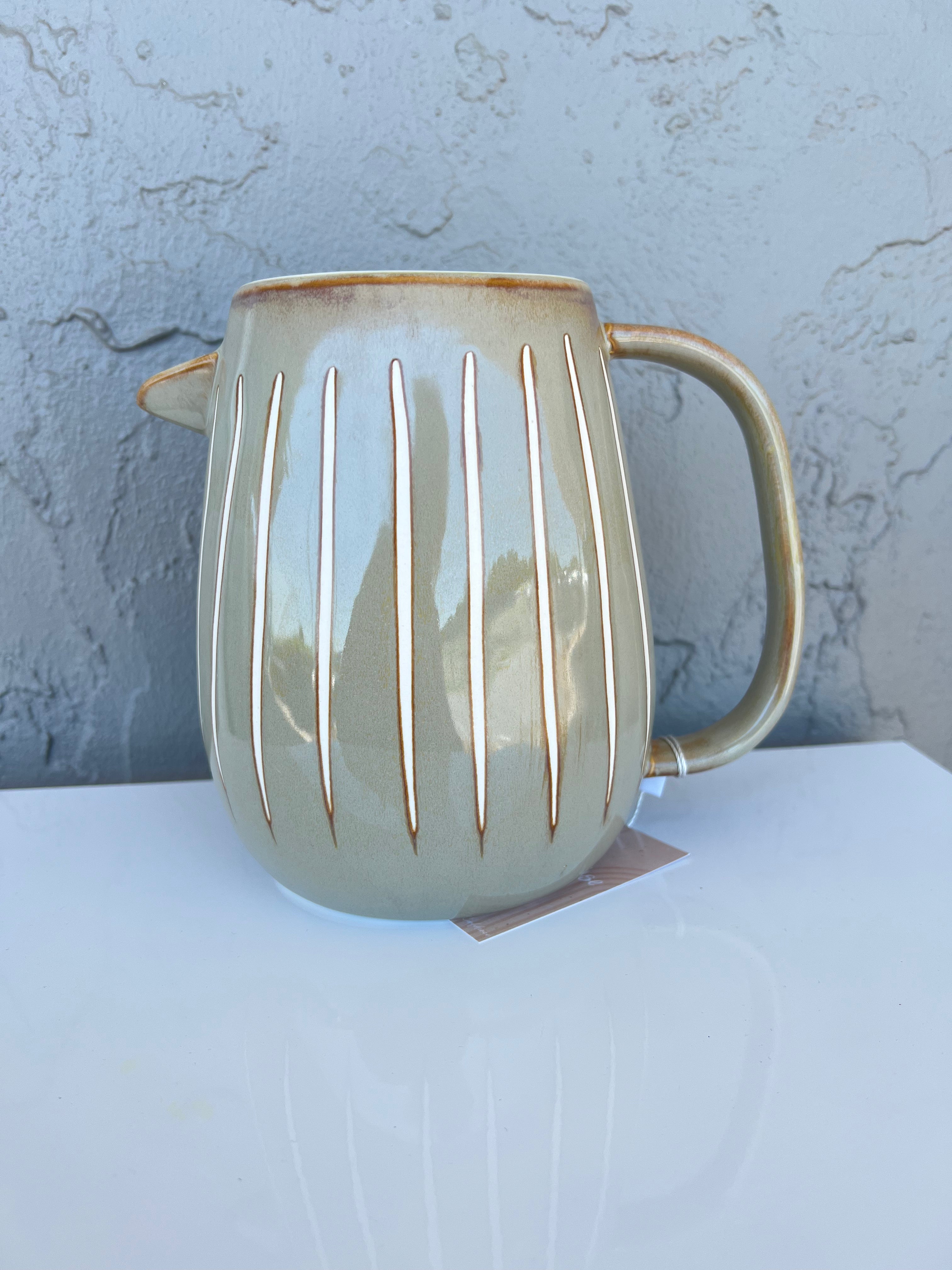 Marie Stoneware Pitcher