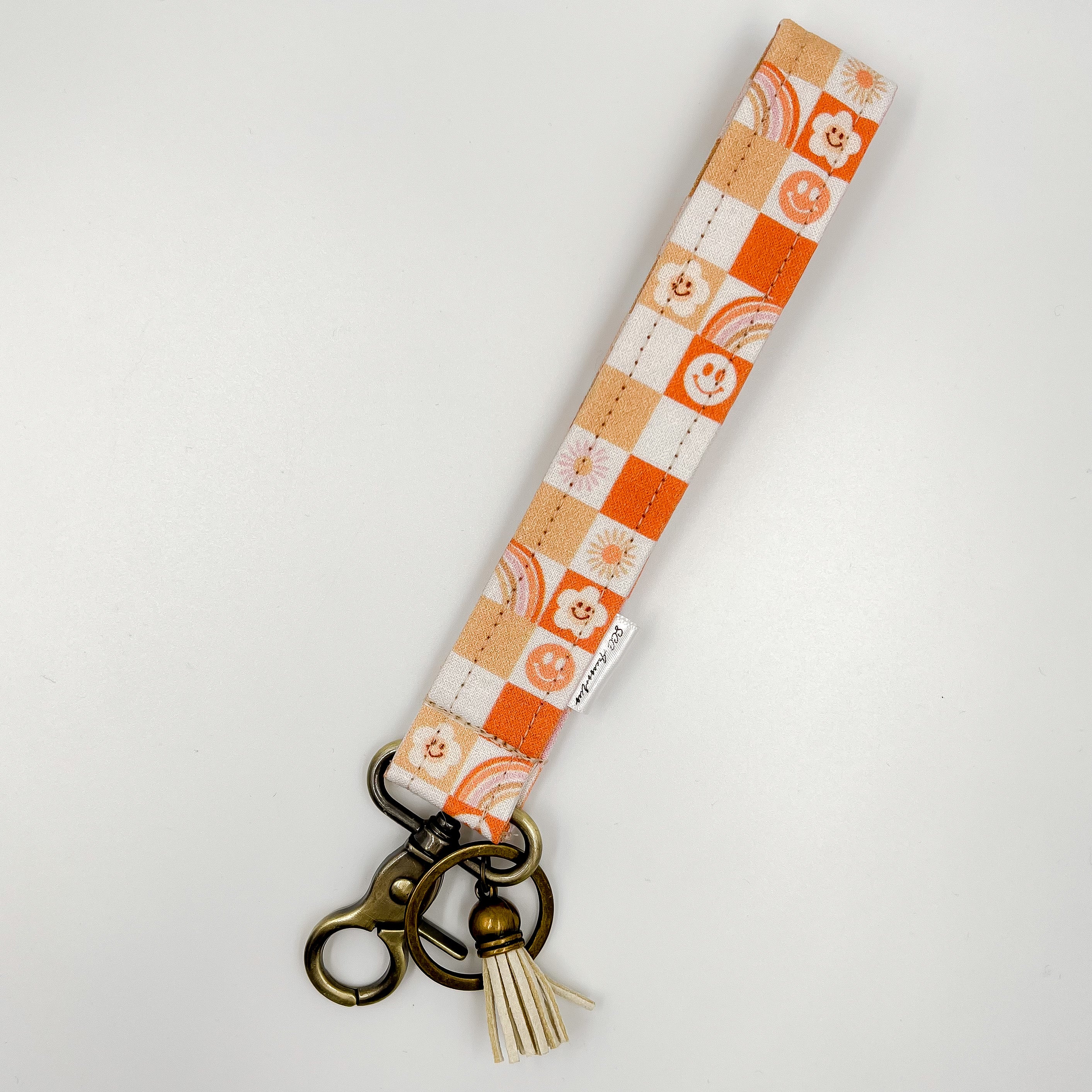 Retro Smiles | Keychain Wristlet