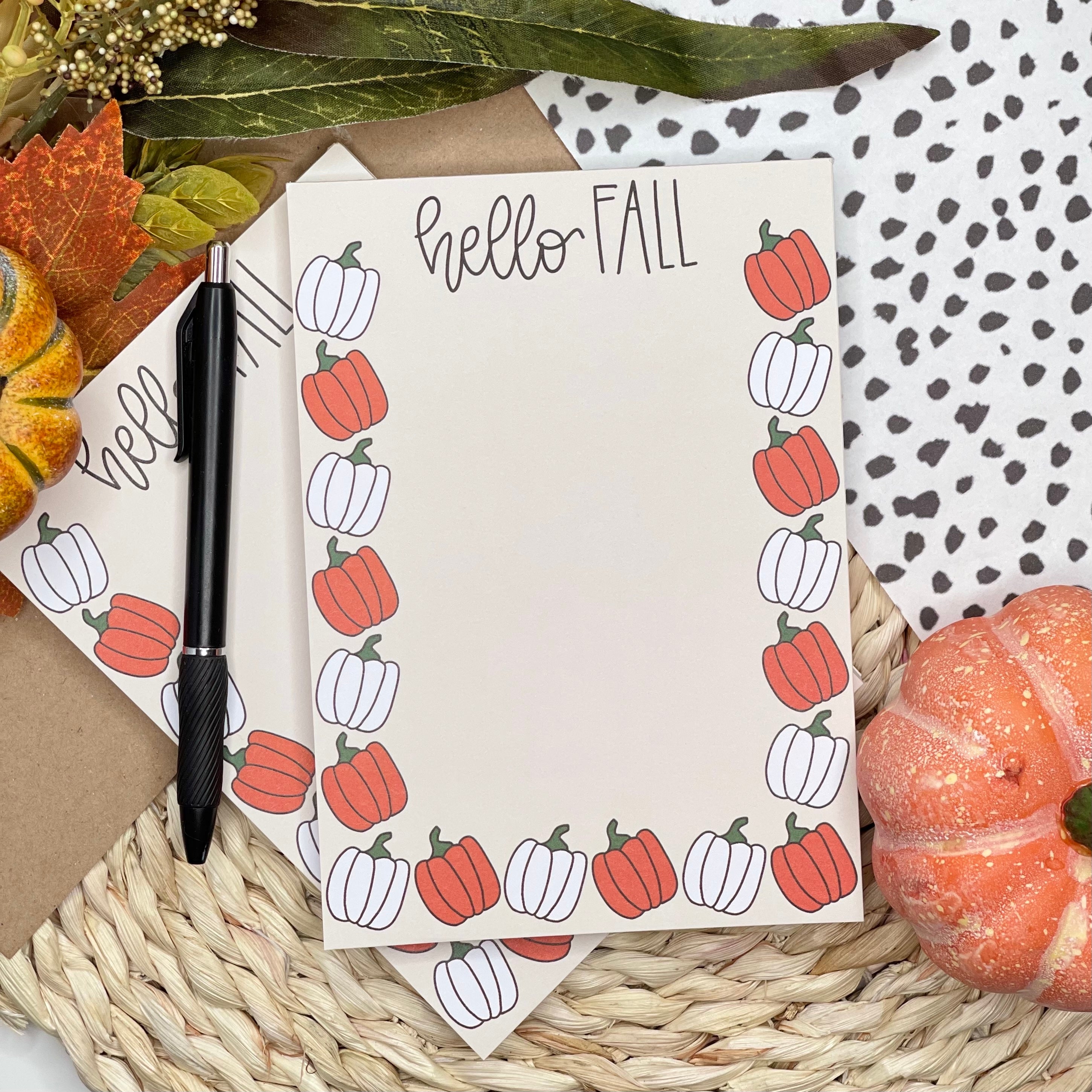 Hello Fall | 5x7 Notepad