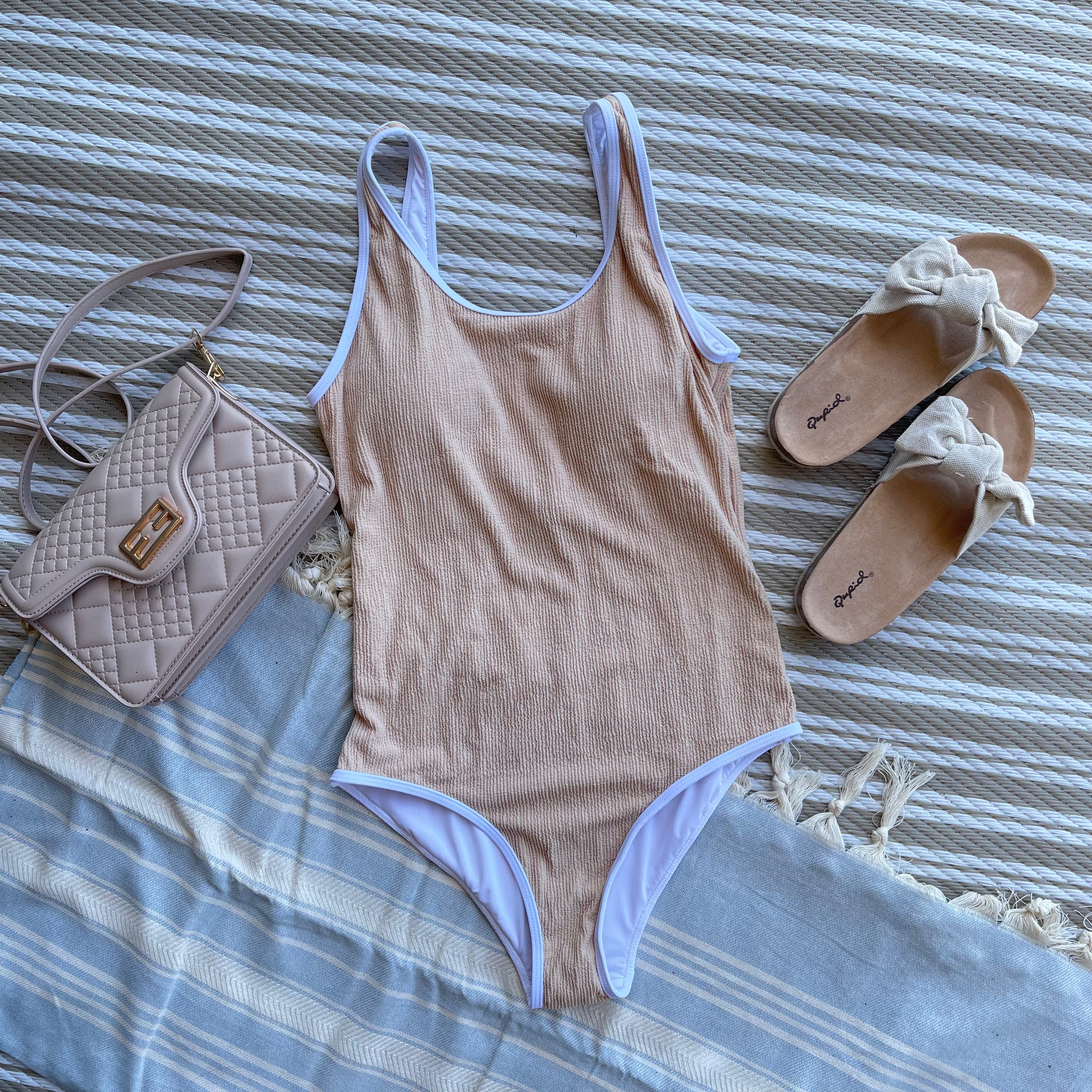 Cabana One Piece | Tan
