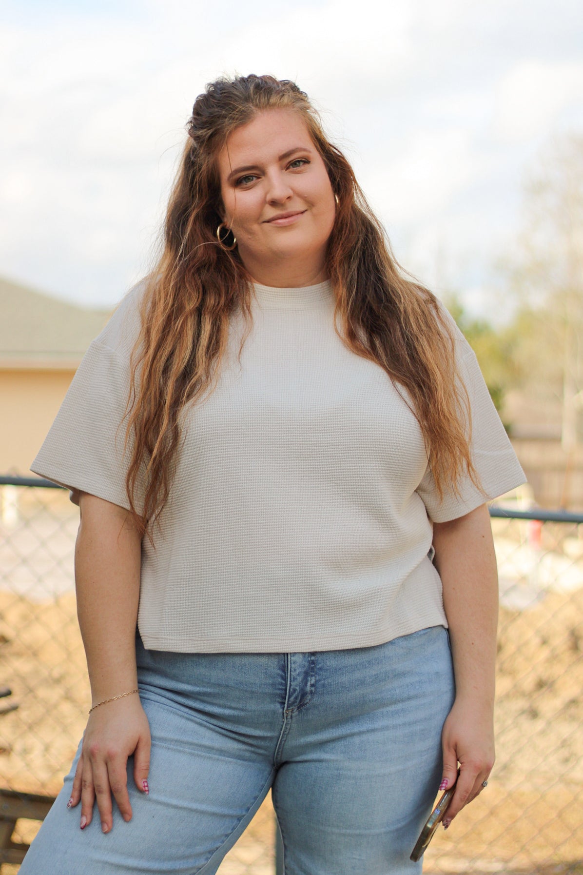 Cozy Times Top - Beige