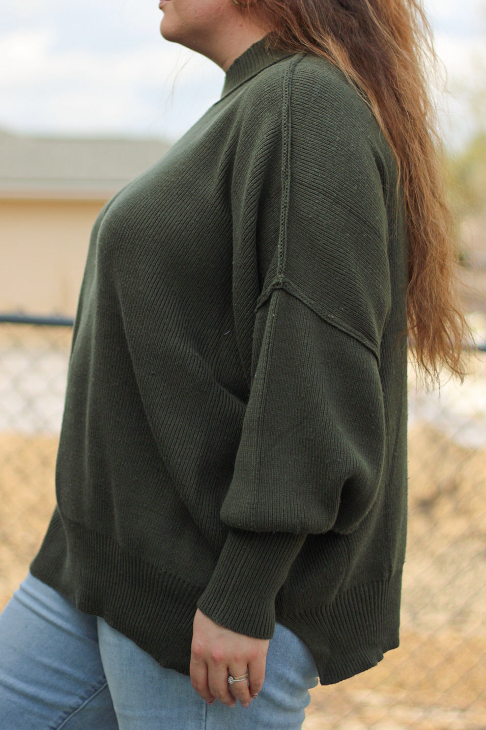 Holly Olive Sweater