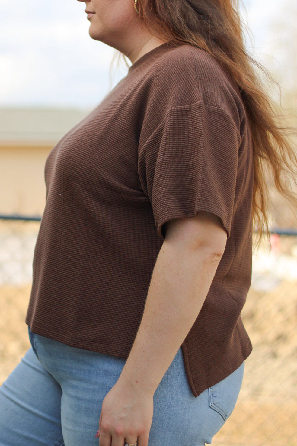 Cozy Times Top - Brown