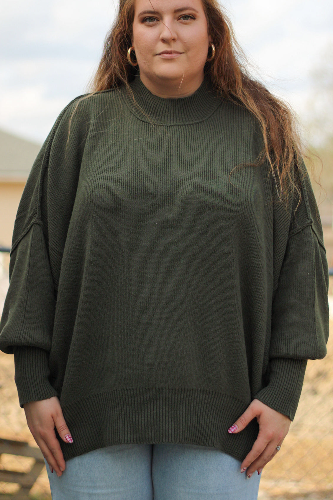 Holly Olive Sweater