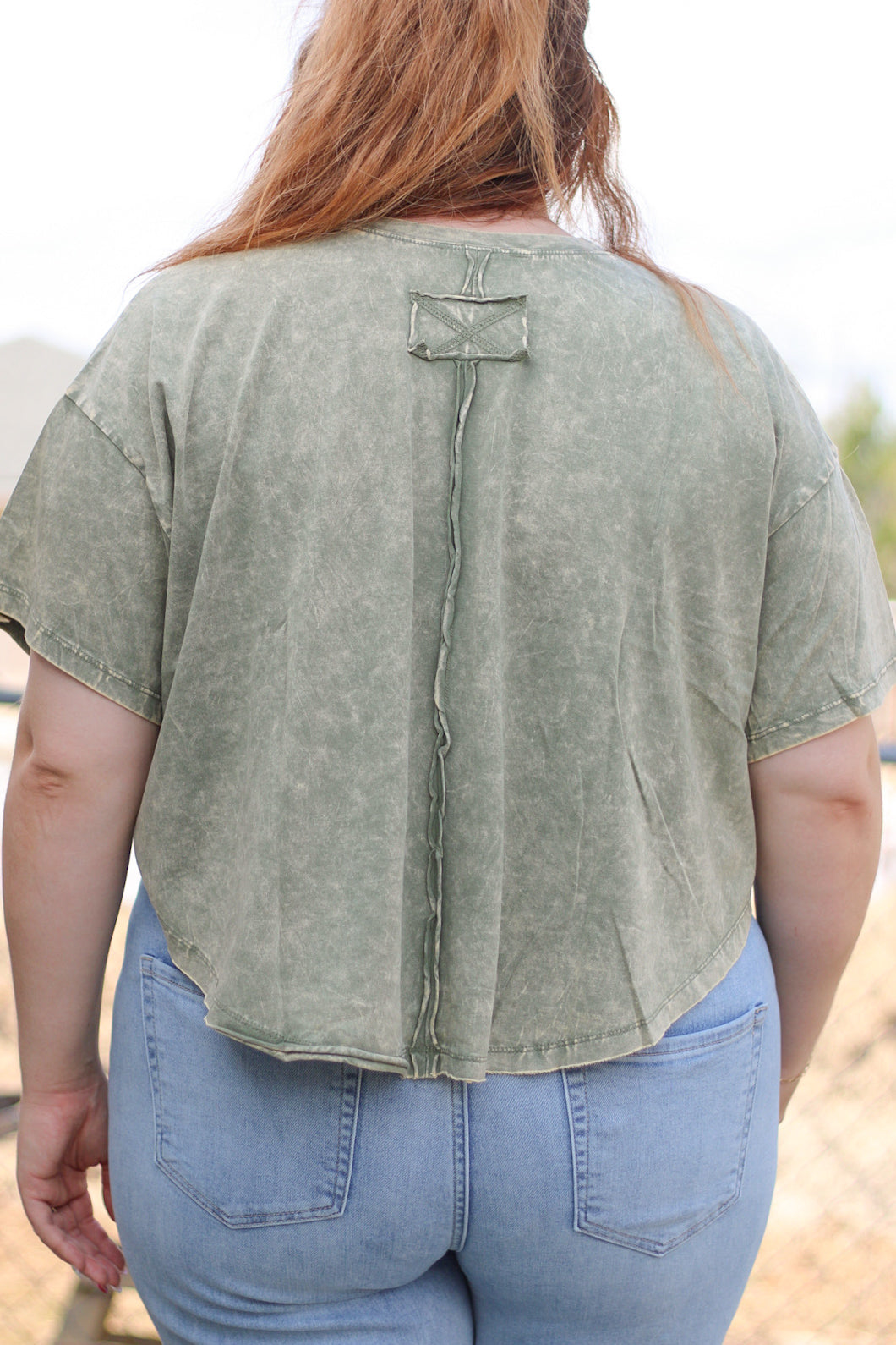 Mountain Haze Top - Olive