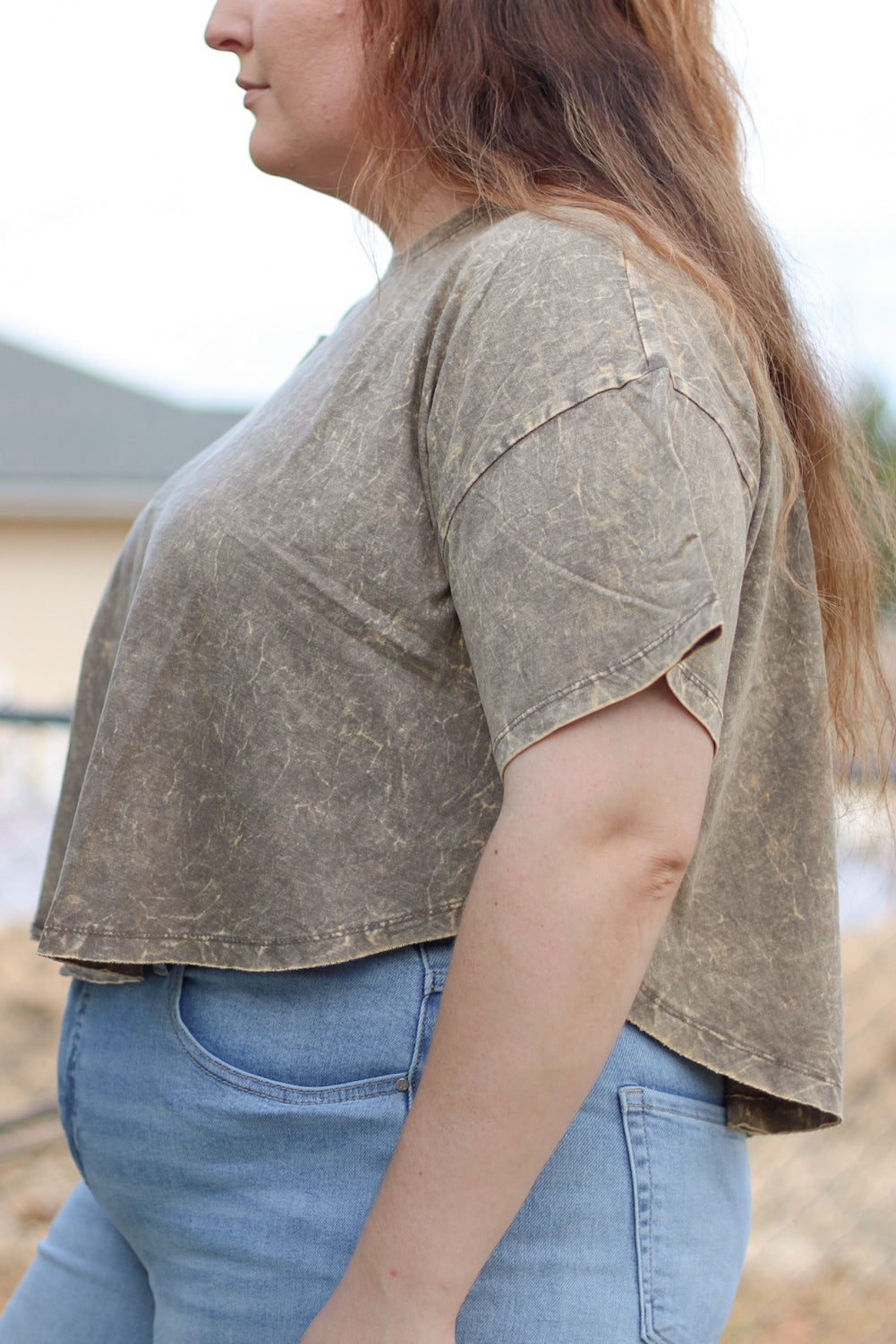 Mountain Haze Top - Coffee