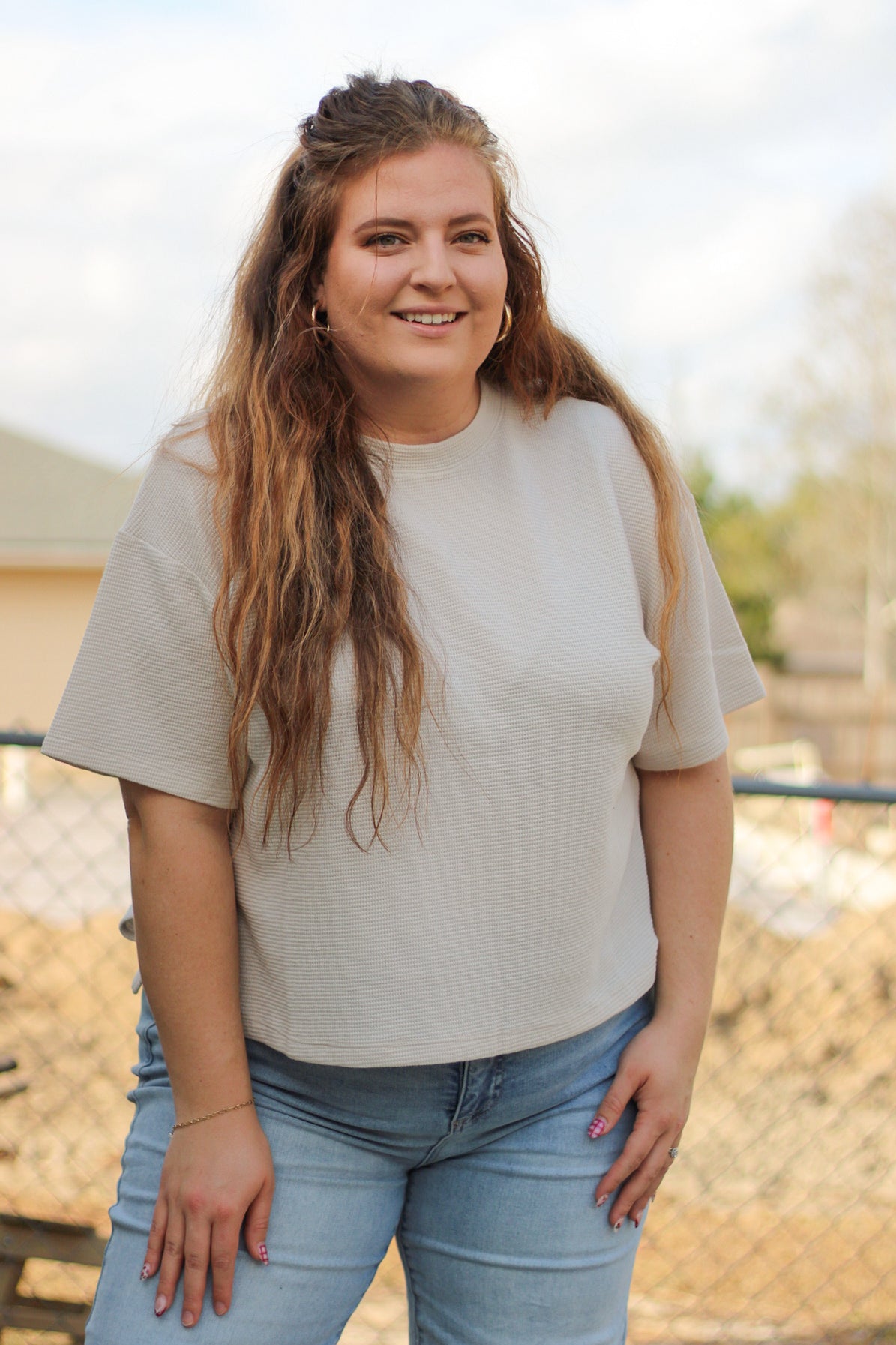 Cozy Times Top - Beige