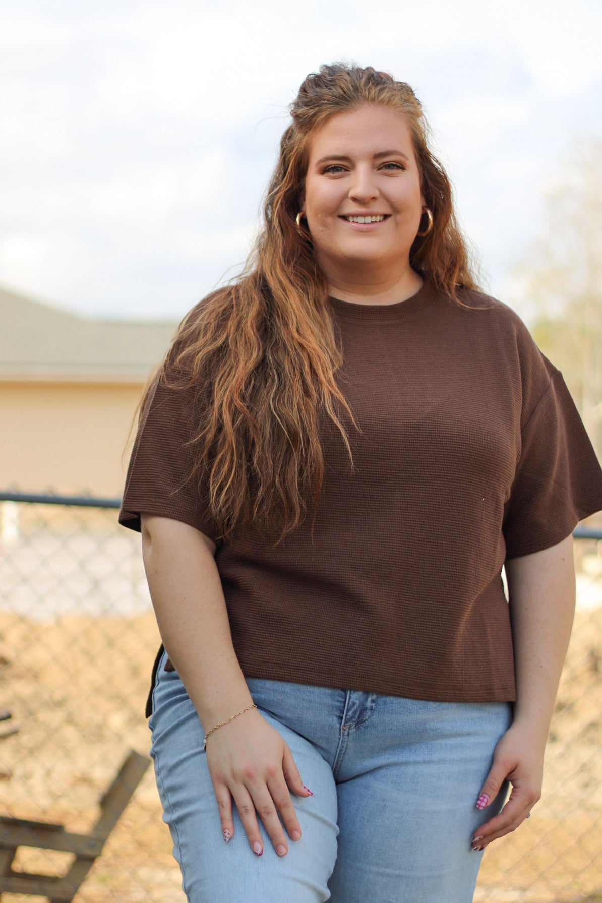 Cozy Times Top - Brown