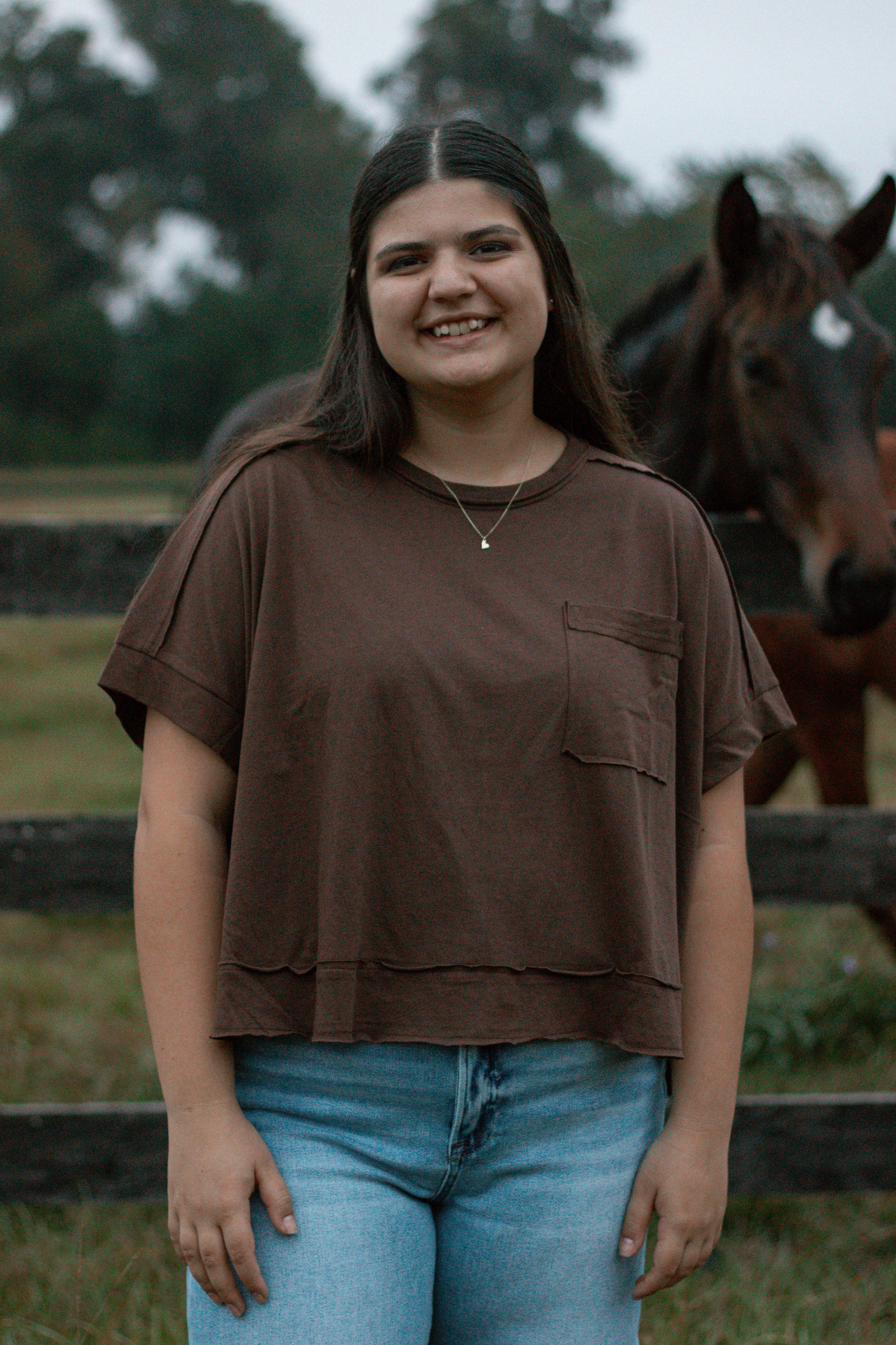 Market Day Top - Brown