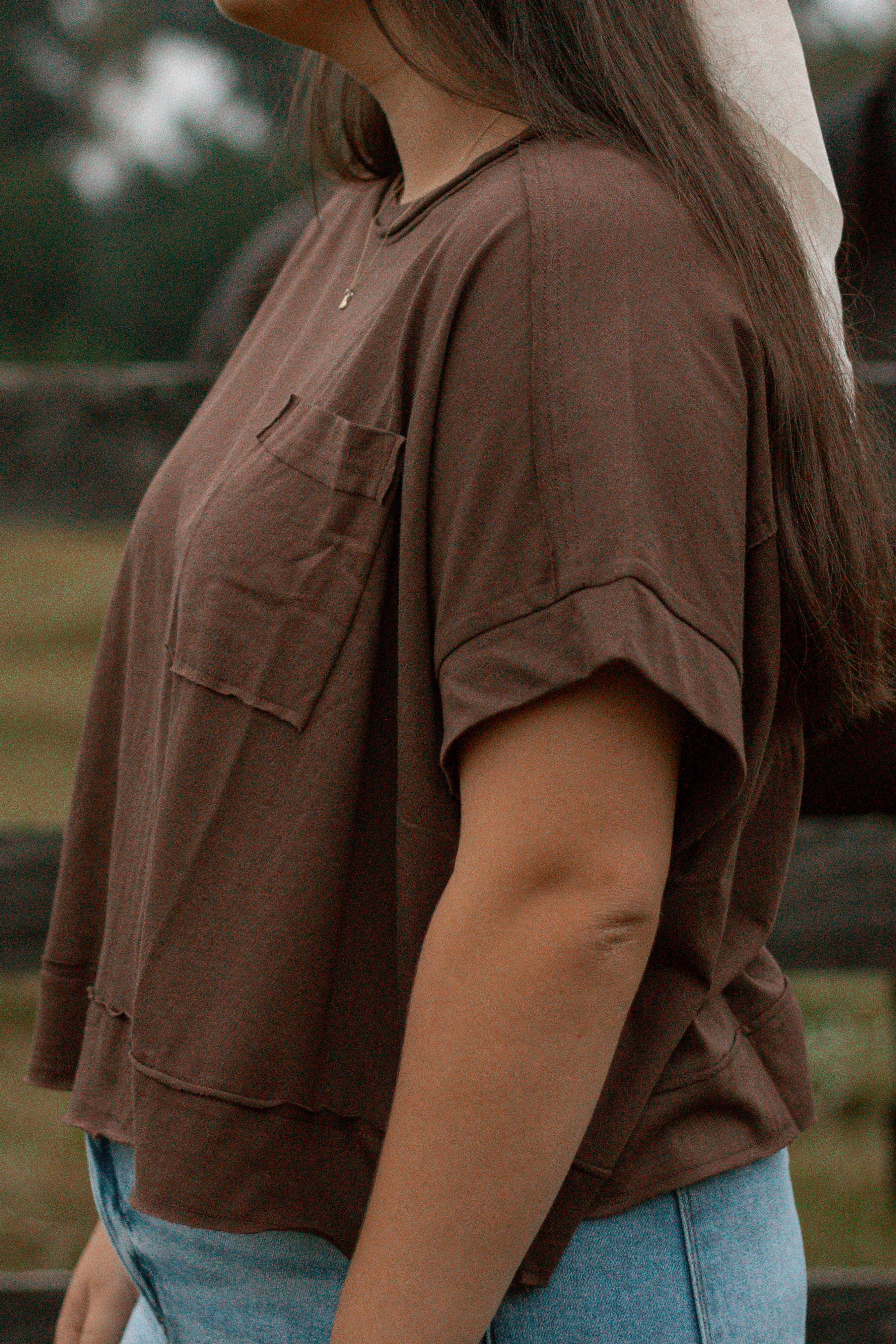 Market Day Top - Brown