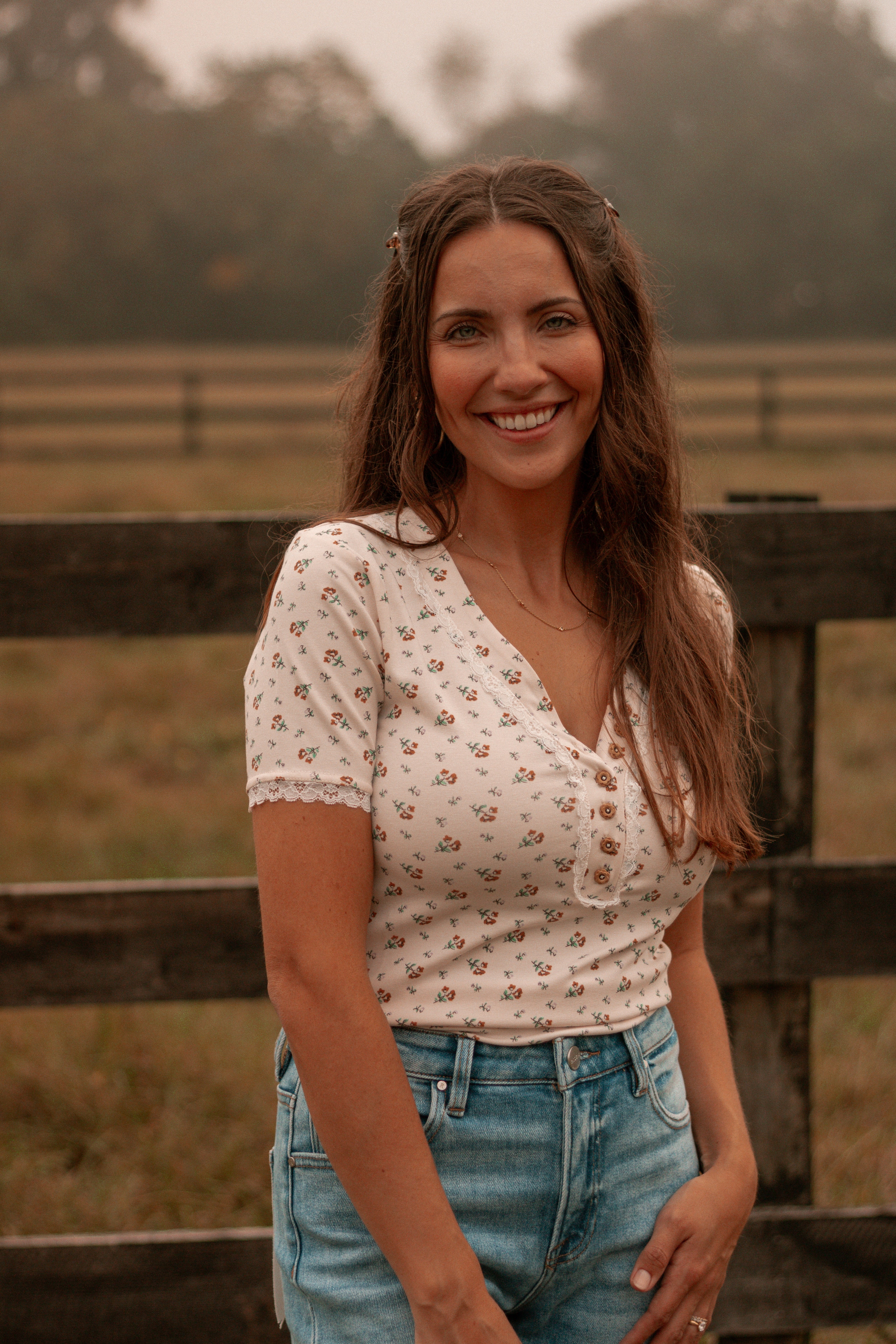 Laced in Florals Top
