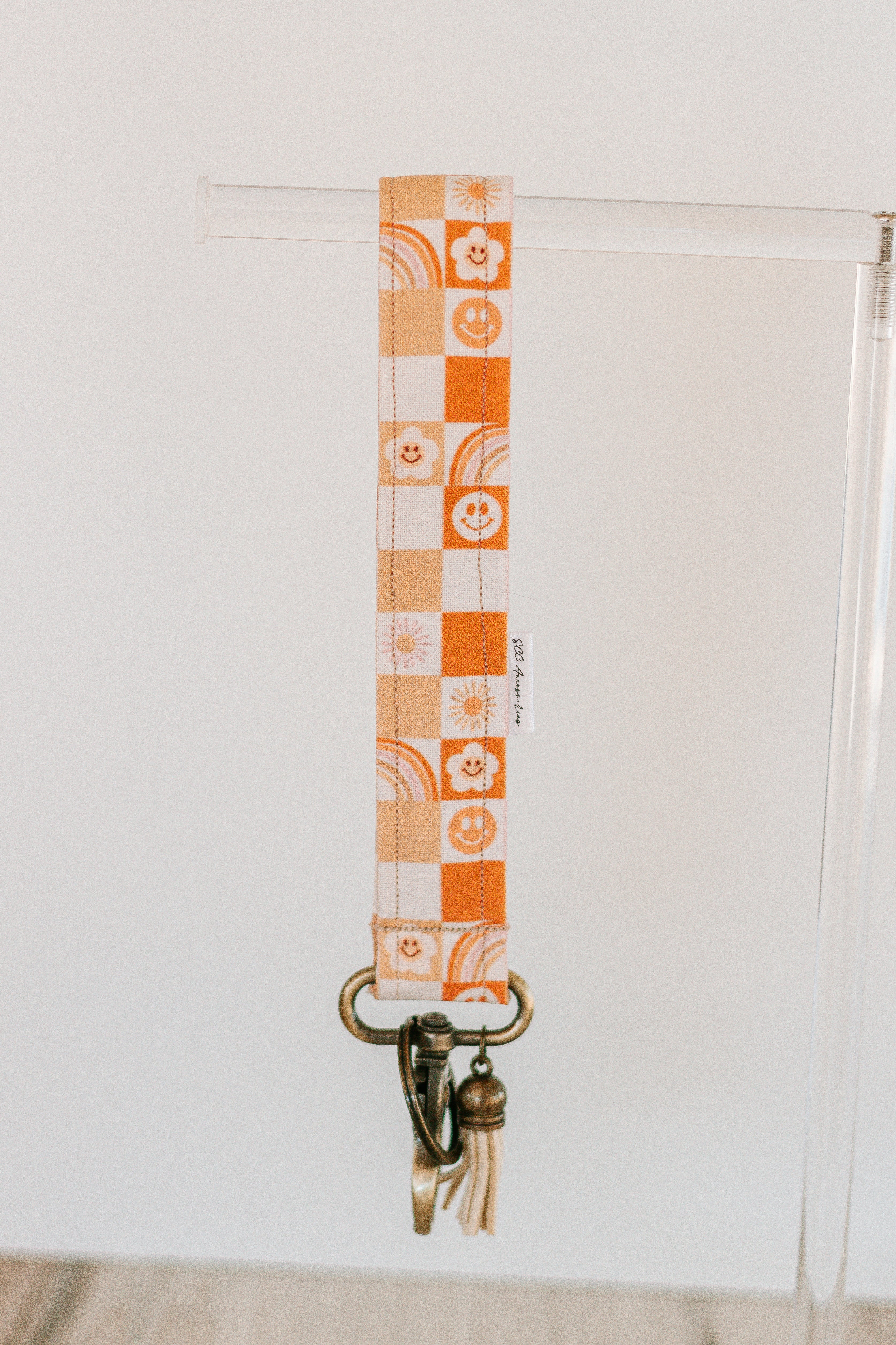 Retro Smiles | Keychain Wristlet