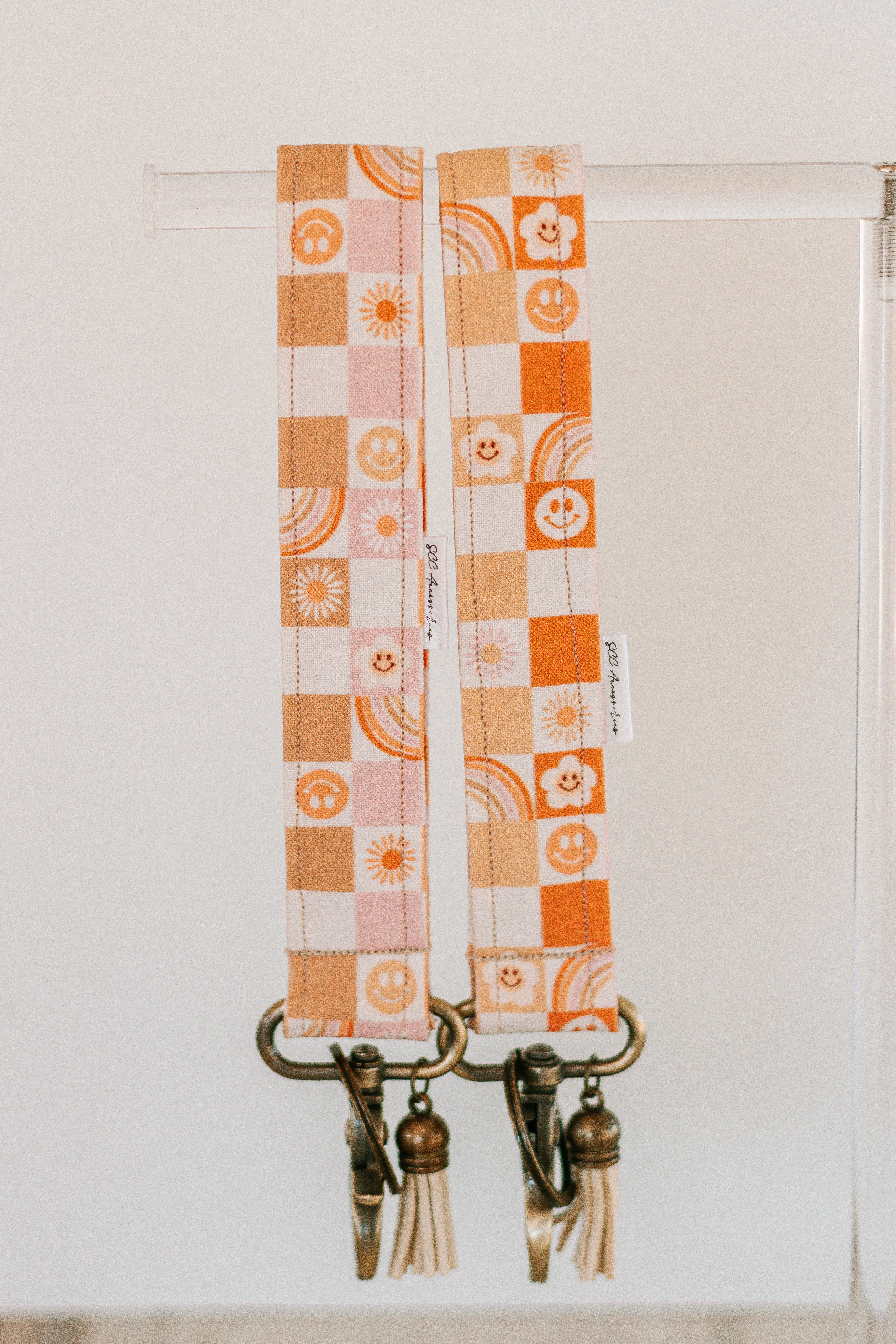 Retro Smiles | Keychain Wristlet