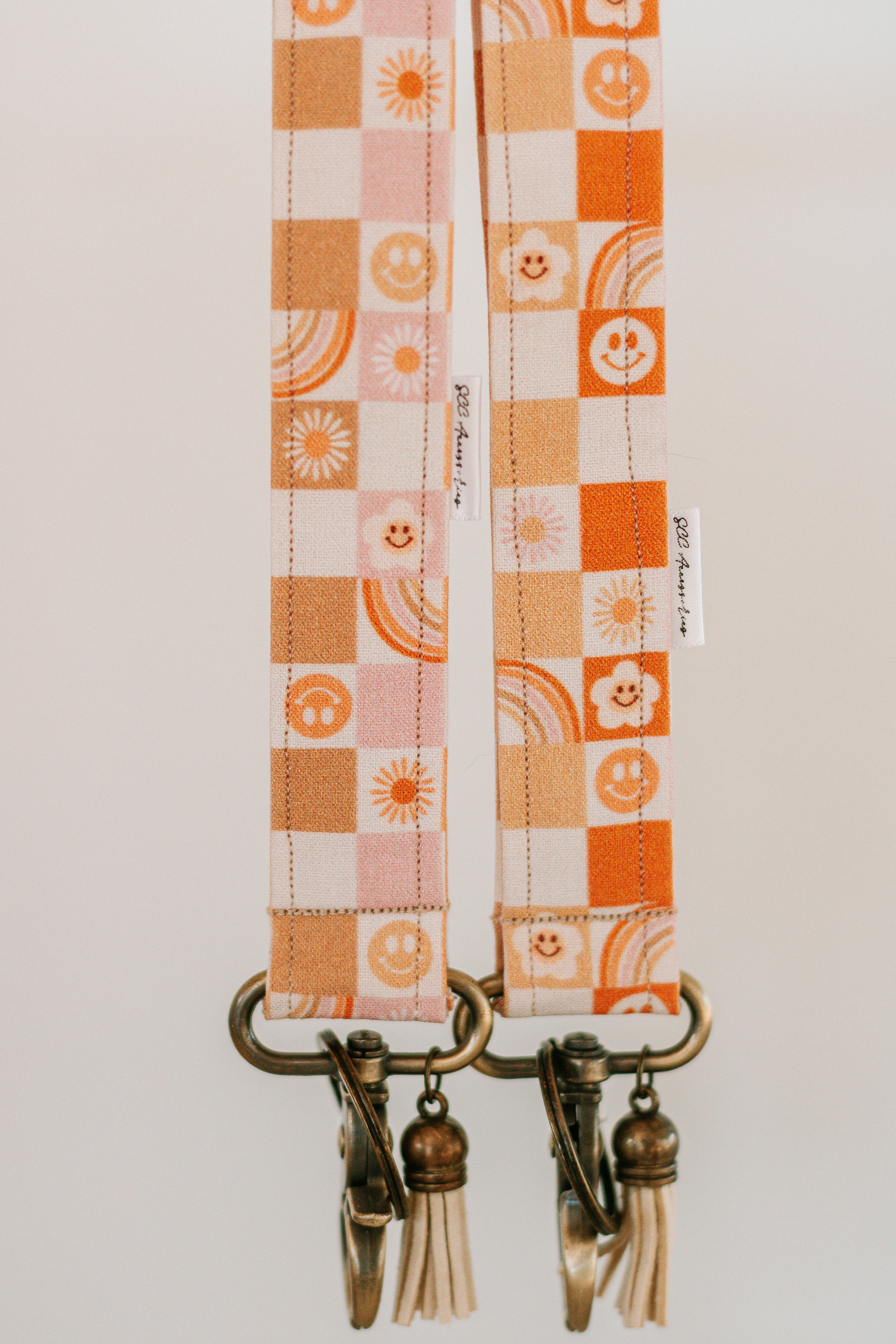 Retro Smiles | Keychain Wristlet
