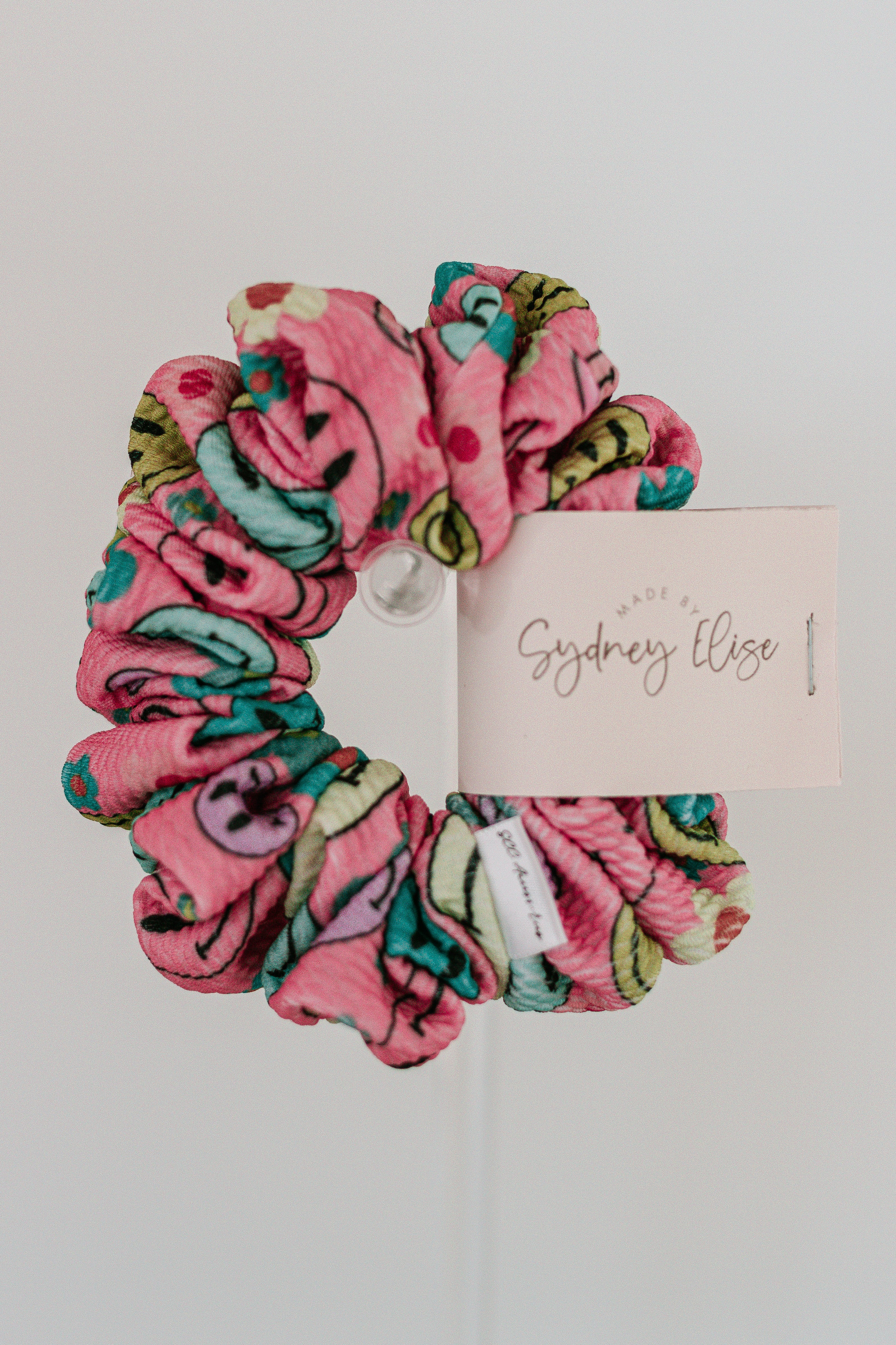 Groovy Smiley Scrunchie