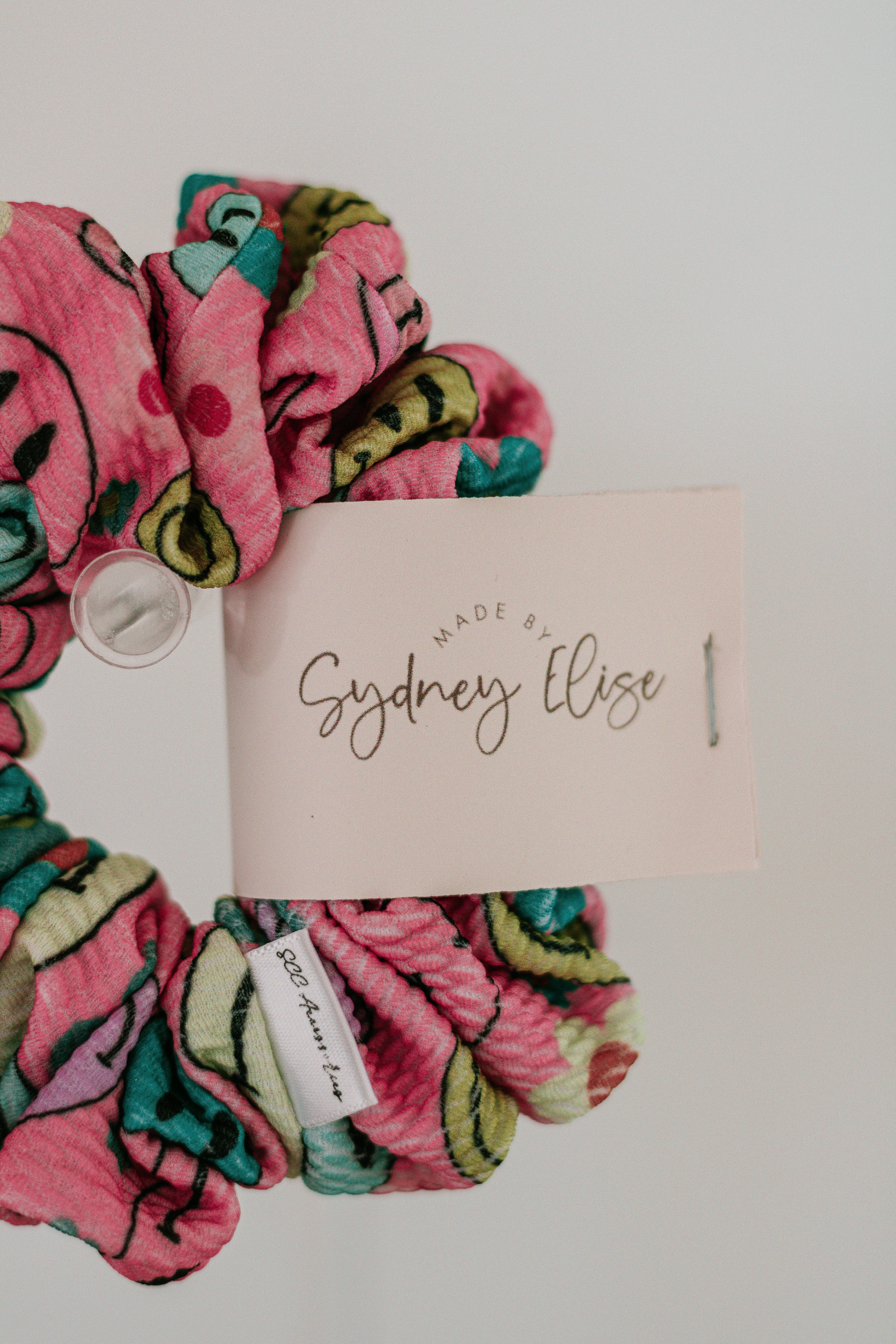 Groovy Smiley Scrunchie