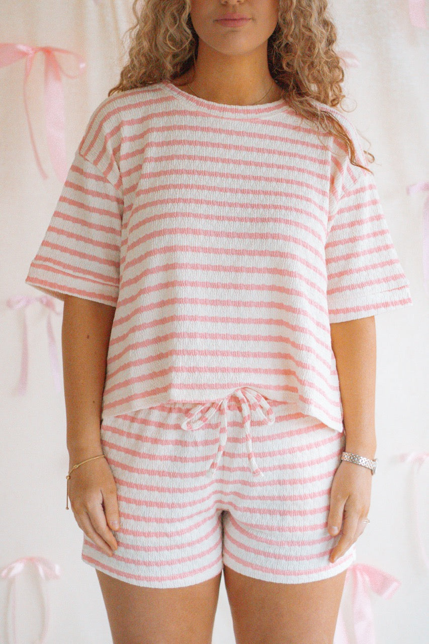 Strawberry Whip Striped Set