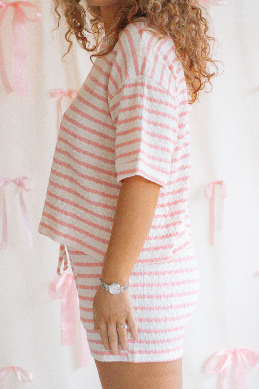 Strawberry Whip Striped Set
