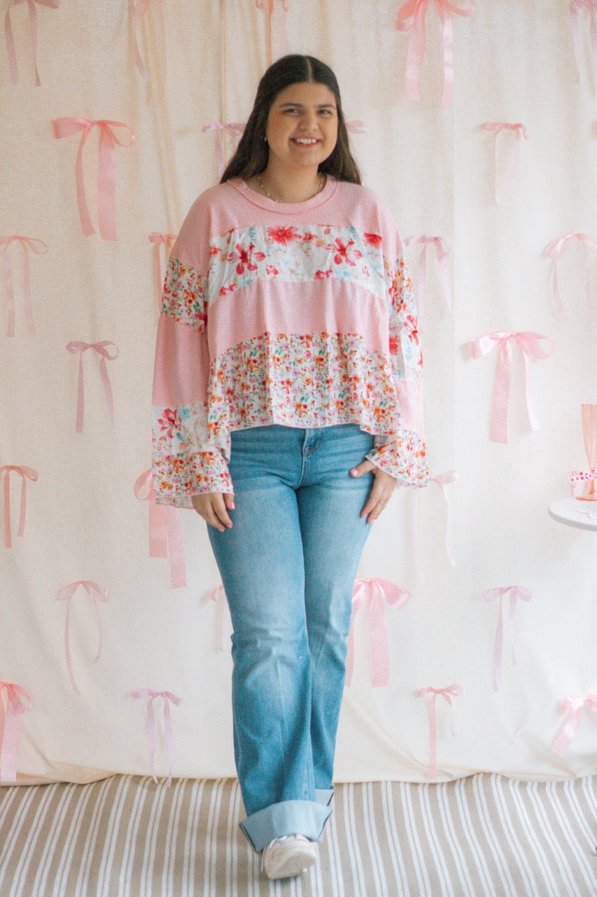 Petals & Pink Top