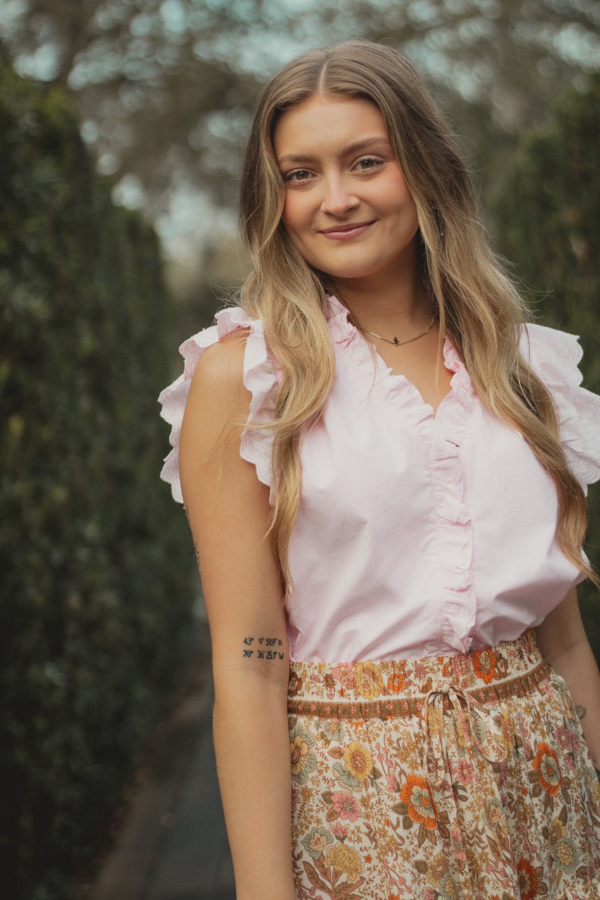 Peony Pink Top